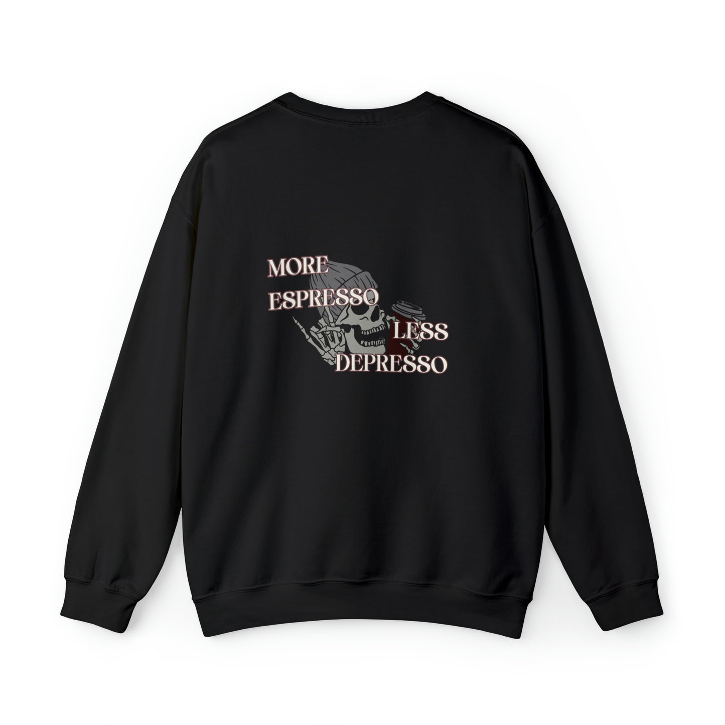 More Espresso Less Depresso | Crewneck Sweatshirt