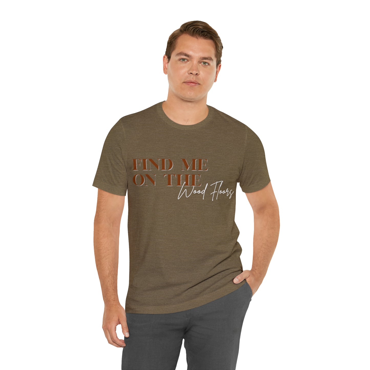 Line Dance Wood Floors | Unisex Jersey Short Sleeve Tee