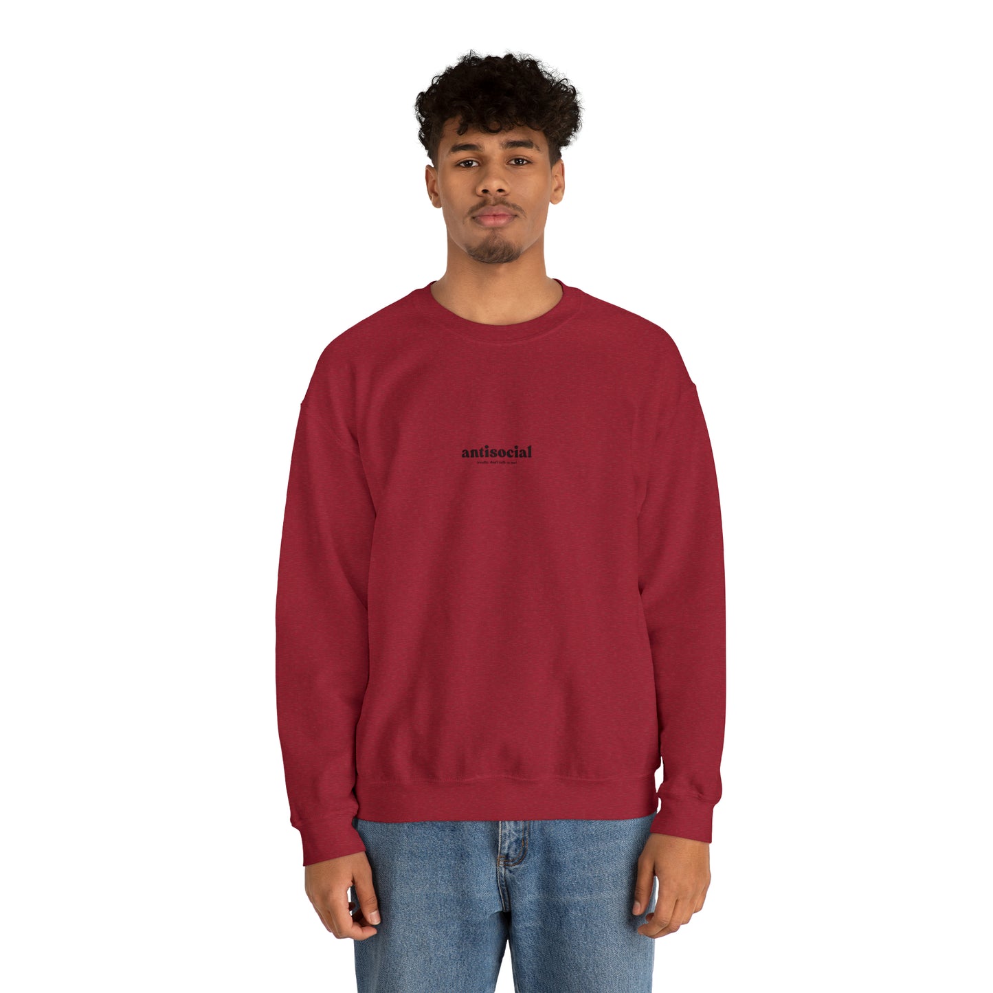 Antisocial Unisex Heavy Blend™ Crewneck Sweatshirt