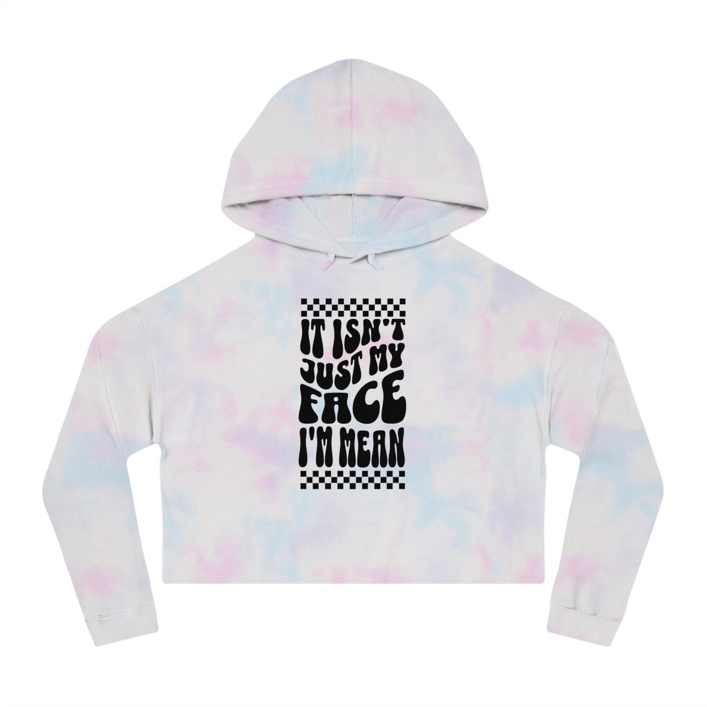 I'm Mean | Cropped Hooded Sweatshirt