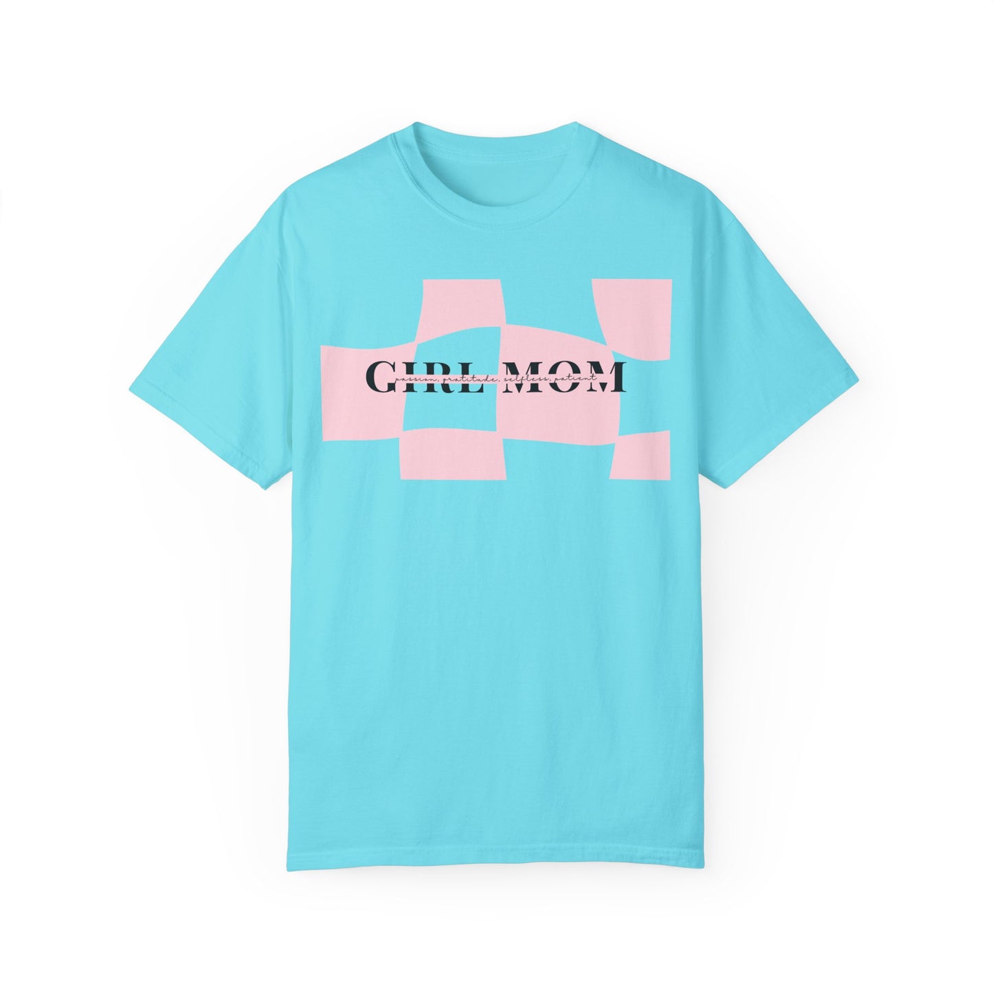 Girl Mom | Checker Comfort Tee