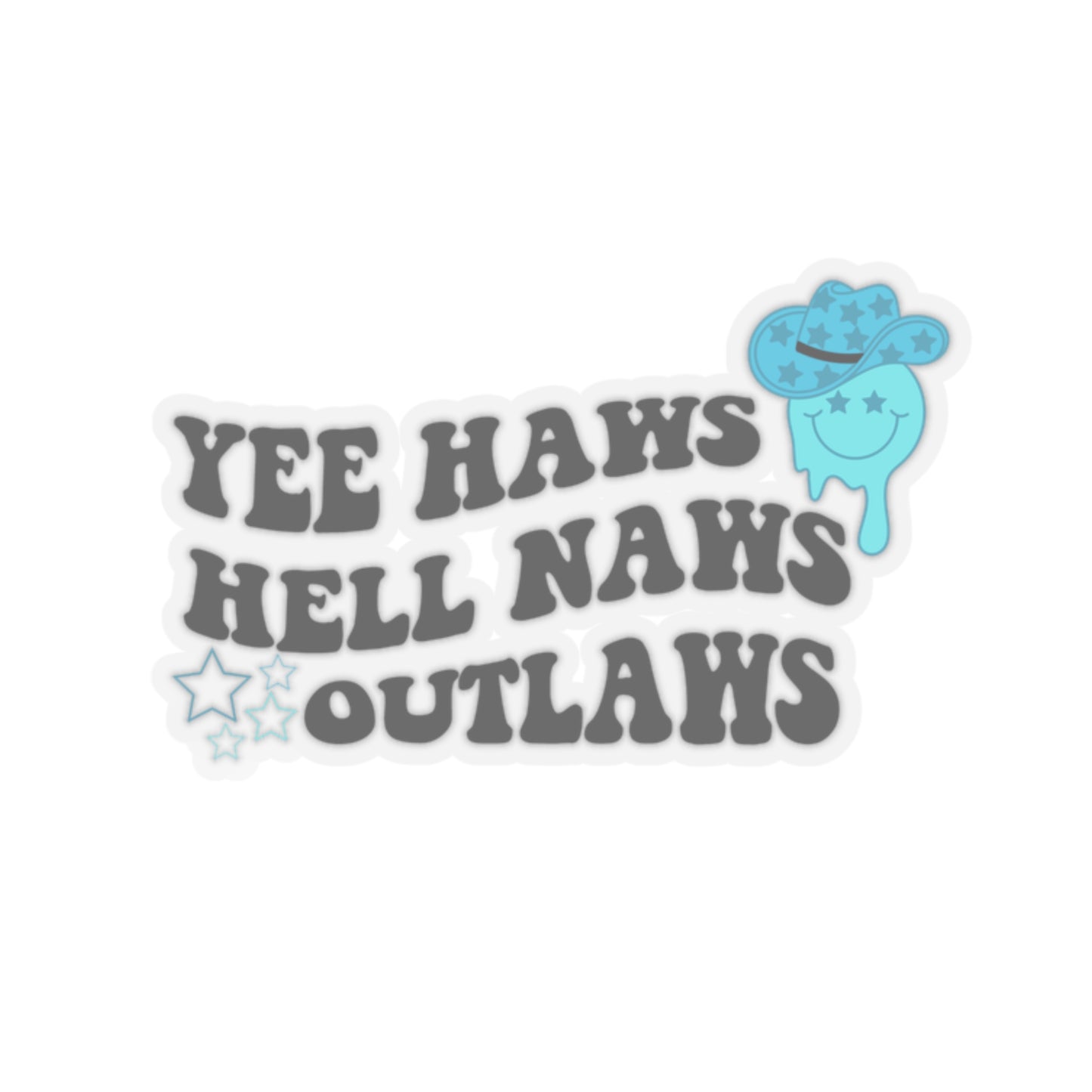 Yeehaw Kiss-Cut Stickers