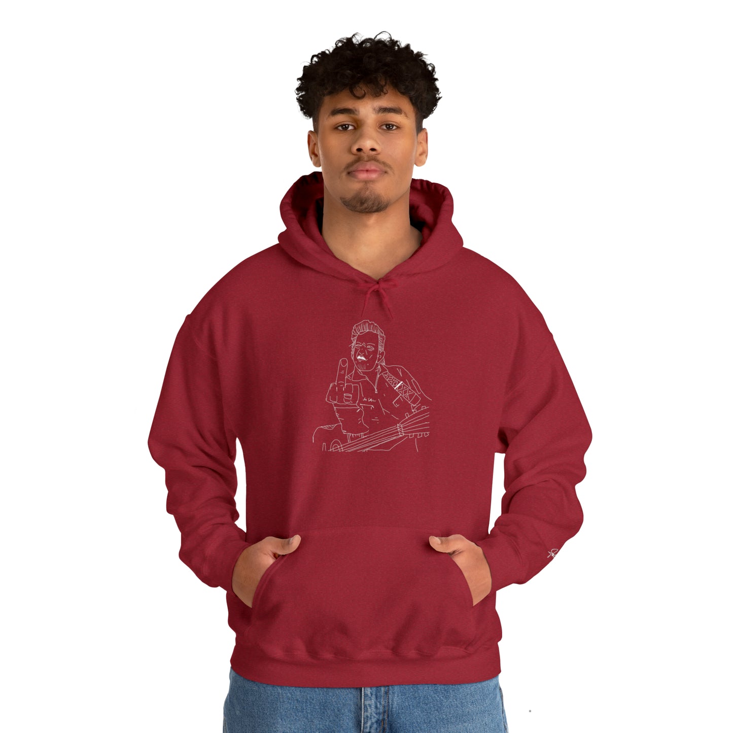 Cash Classic w Signature Sleeve Hooded Sweatshirt