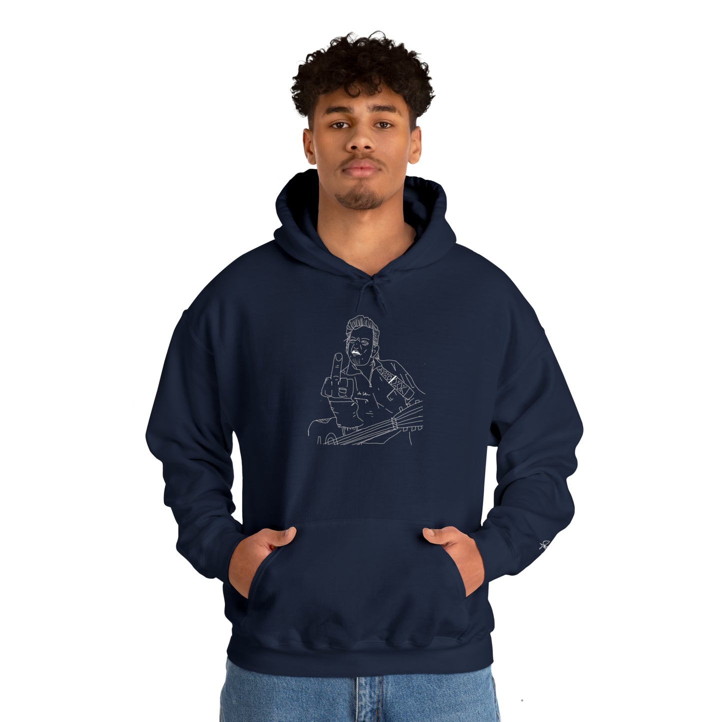 Cash Classic w Signature Sleeve Hooded Sweatshirt