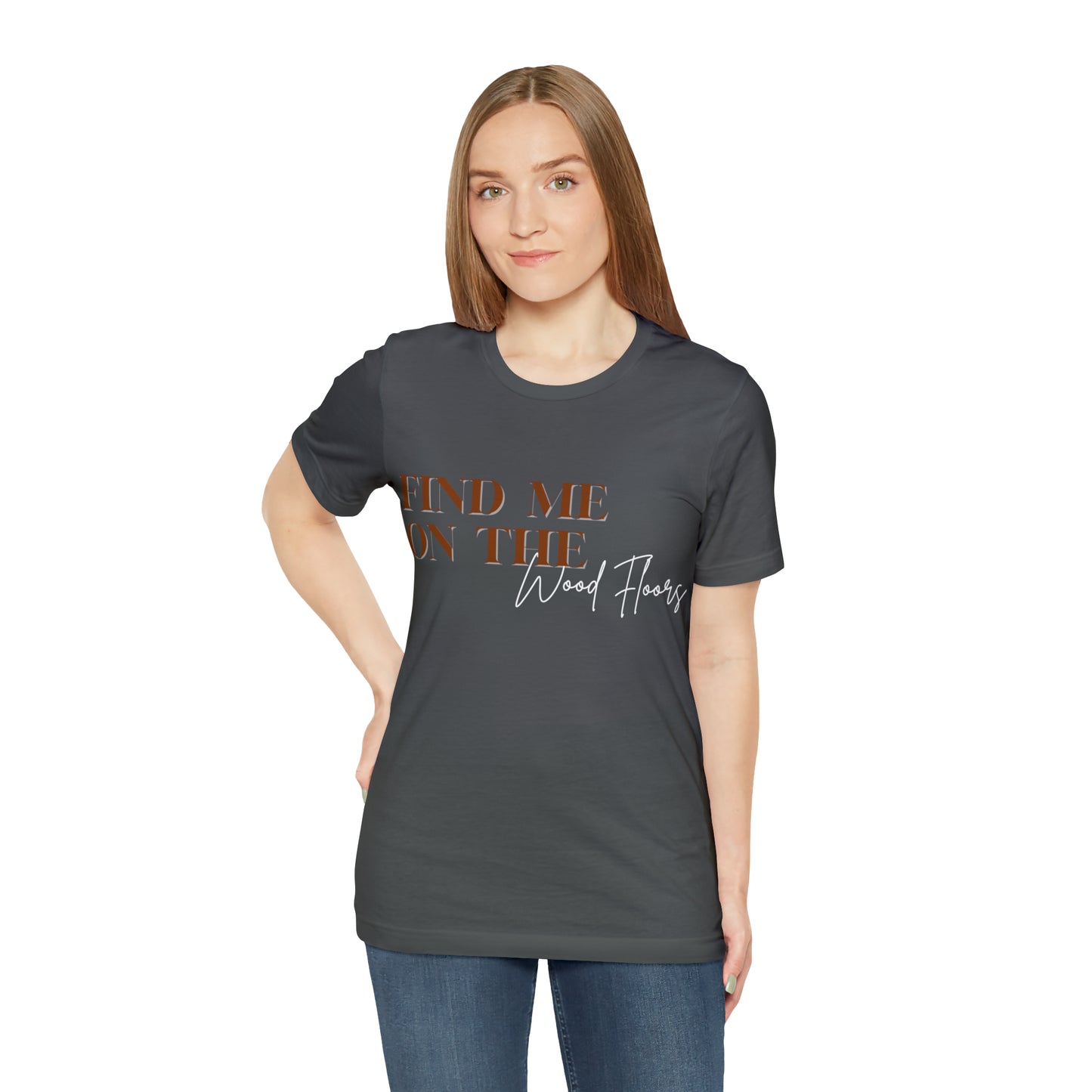 Line Dance Wood Floors | Unisex Jersey Short Sleeve Tee