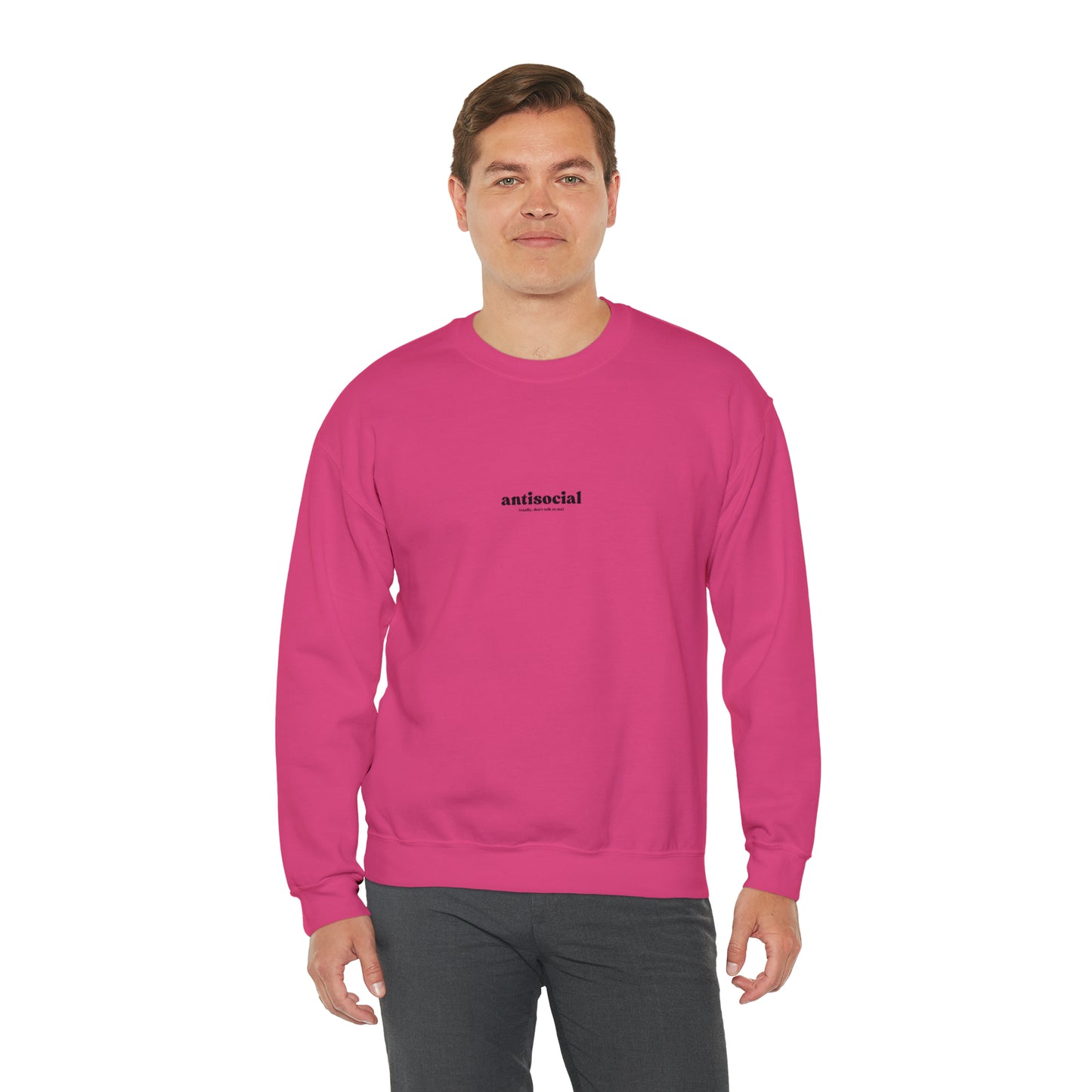 Antisocial Unisex Heavy Blend™ Crewneck Sweatshirt