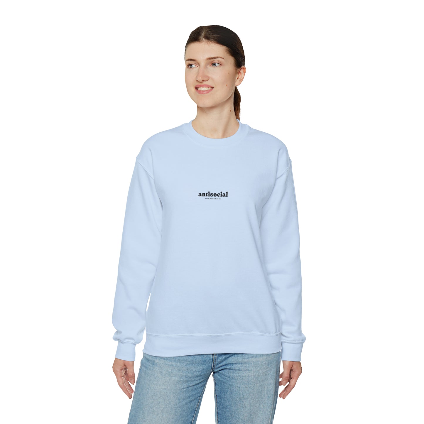 Antisocial Unisex Heavy Blend™ Crewneck Sweatshirt