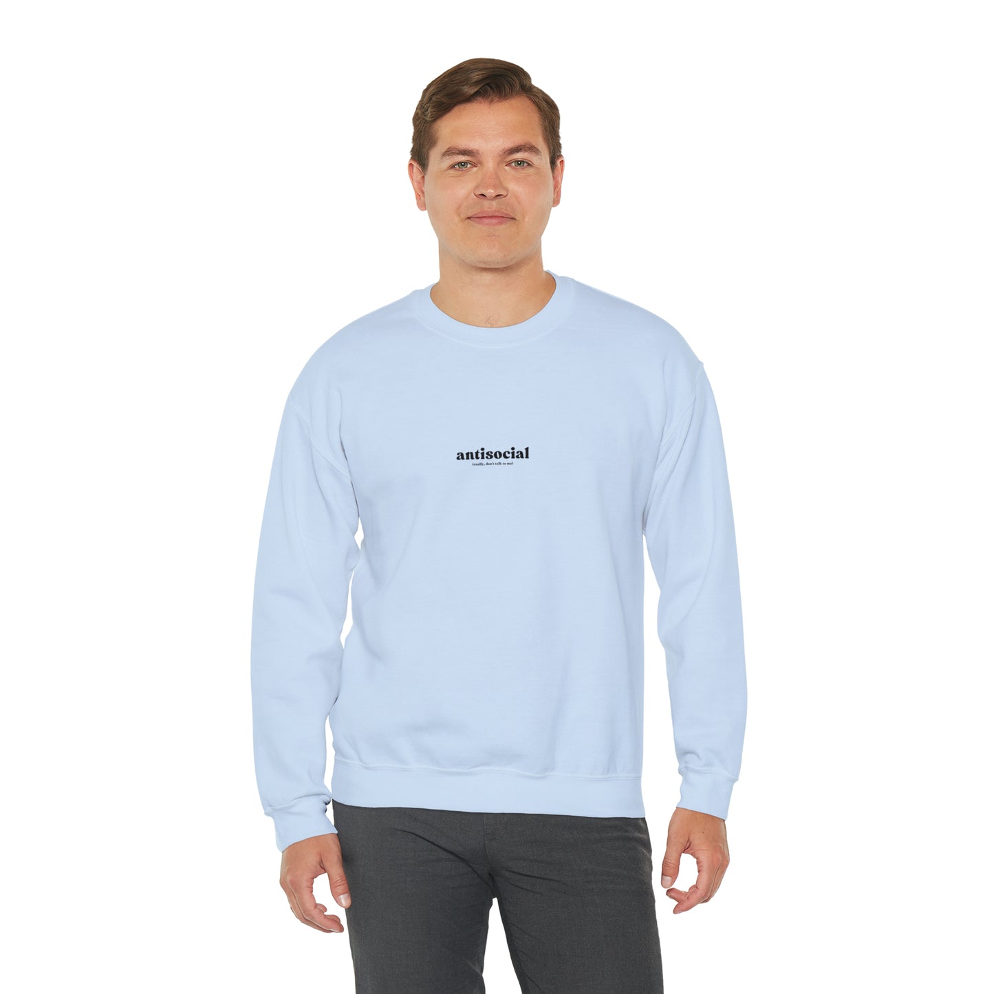 Antisocial Unisex Heavy Blend™ Crewneck Sweatshirt