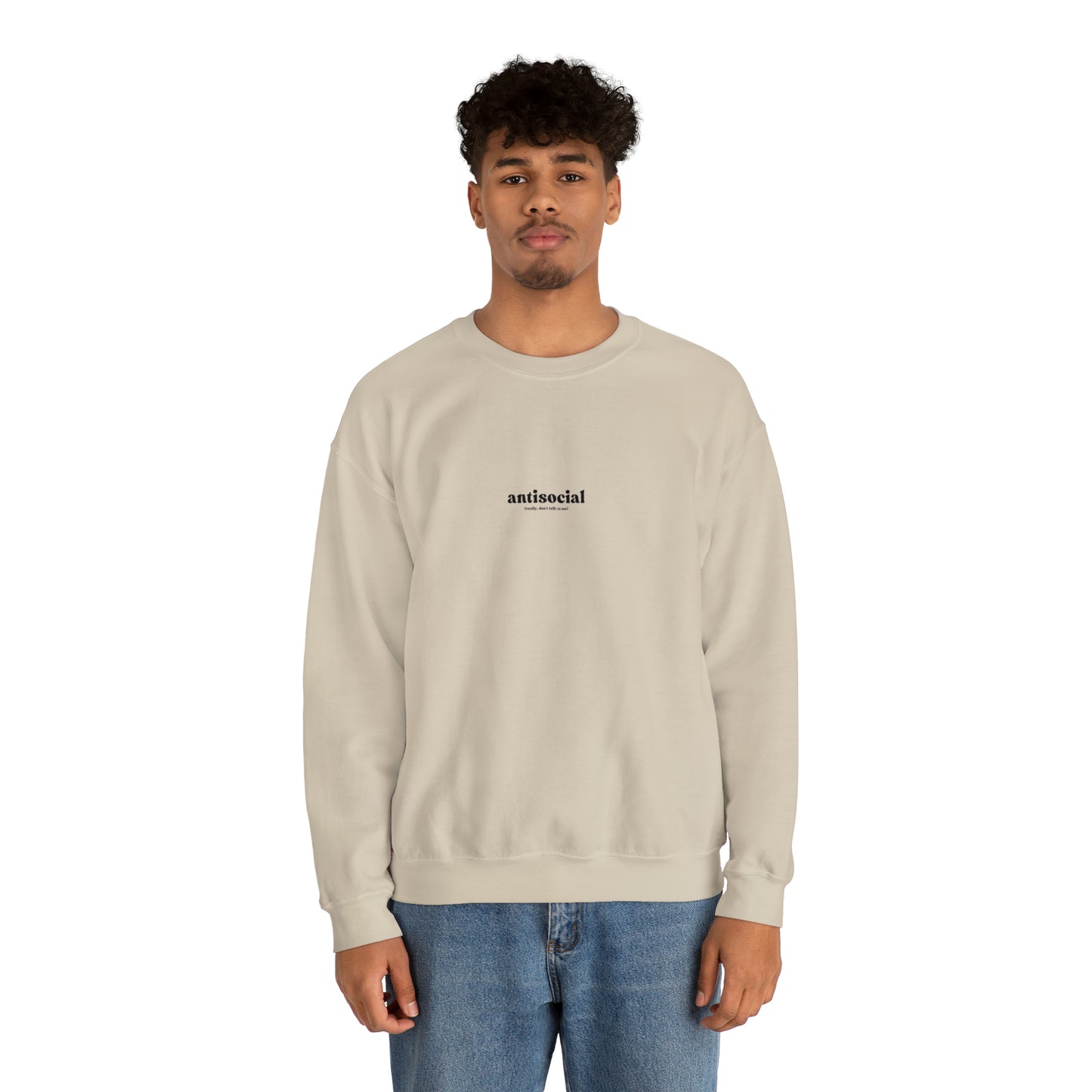 Antisocial Unisex Heavy Blend™ Crewneck Sweatshirt