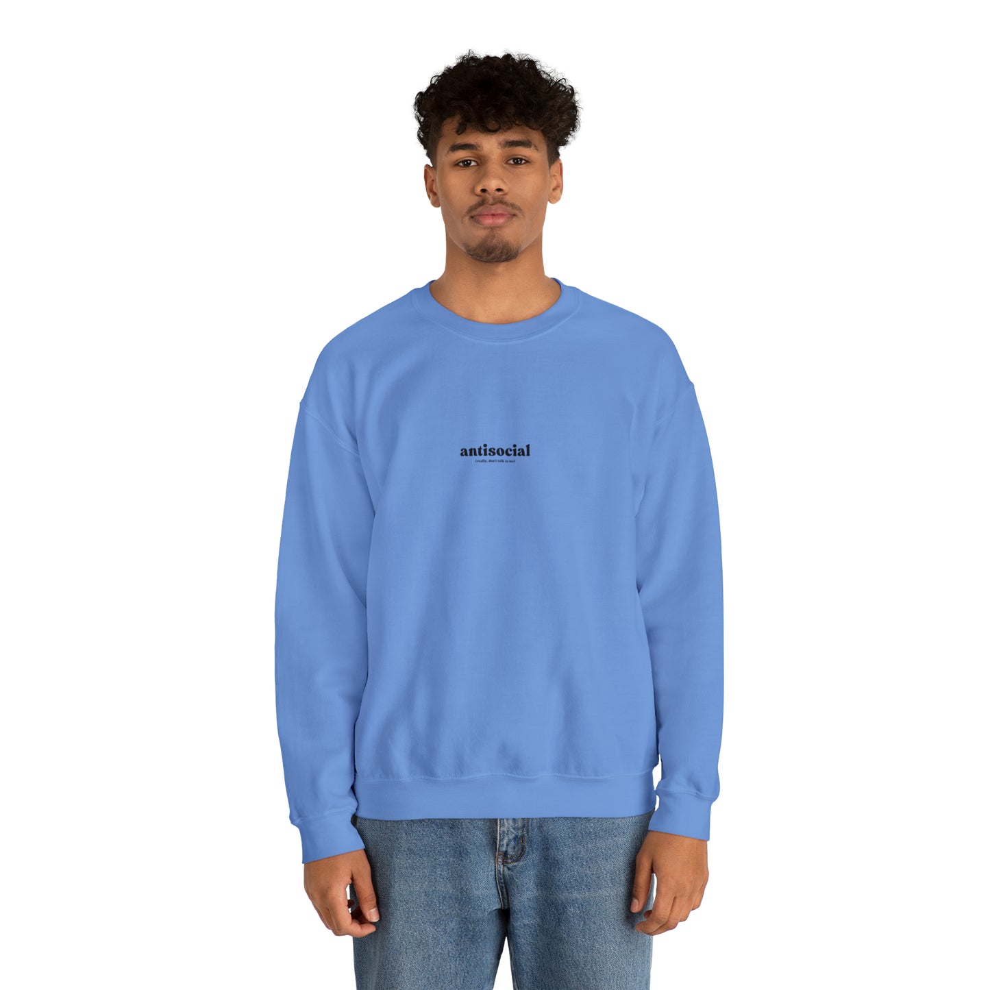 Antisocial Unisex Heavy Blend™ Crewneck Sweatshirt