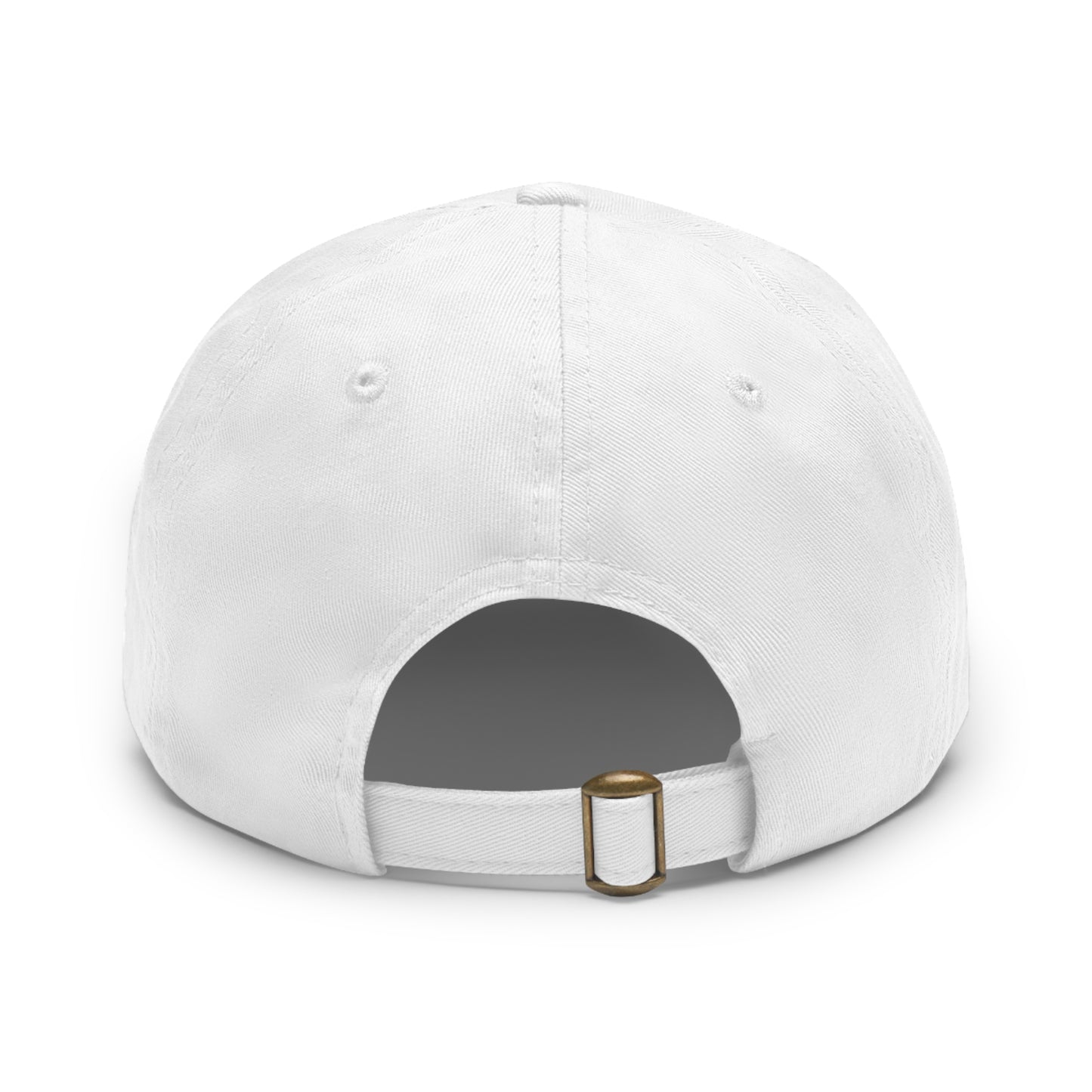 Coffee and Smut | Dad Hat with Leather Patch (Rectangle)