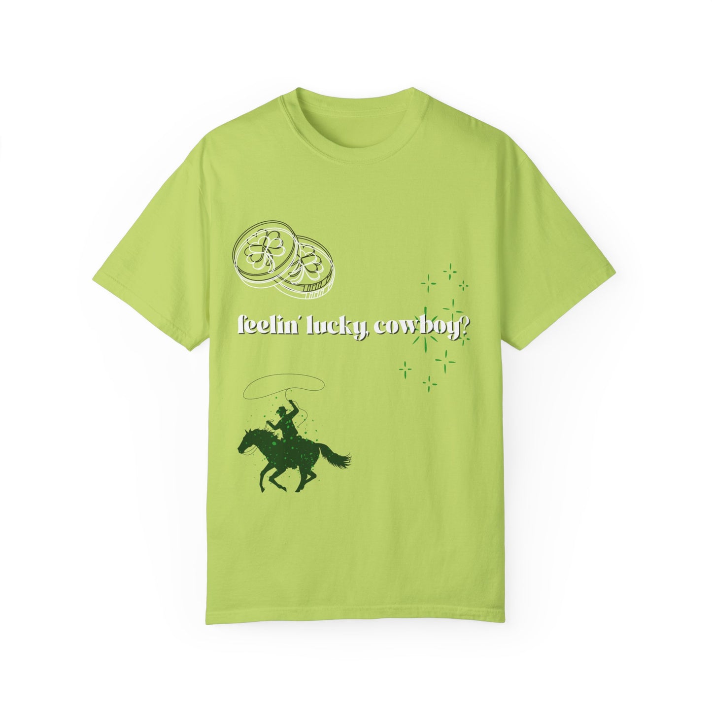 Lucky Cowboy Graphic | Comfort T-shirt