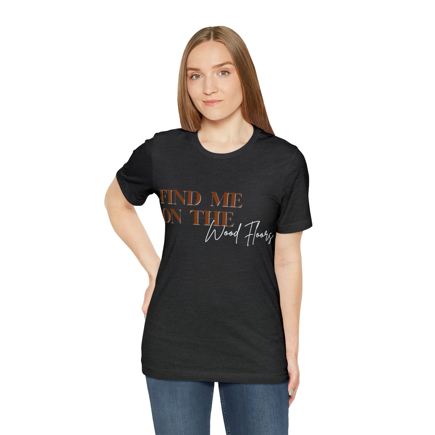 Line Dance Wood Floors | Unisex Jersey Short Sleeve Tee