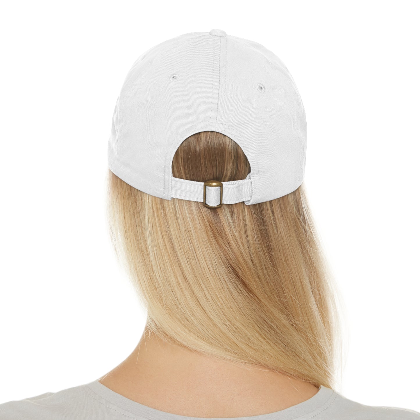 Coffee and Smut | Dad Hat with Leather Patch (Rectangle)