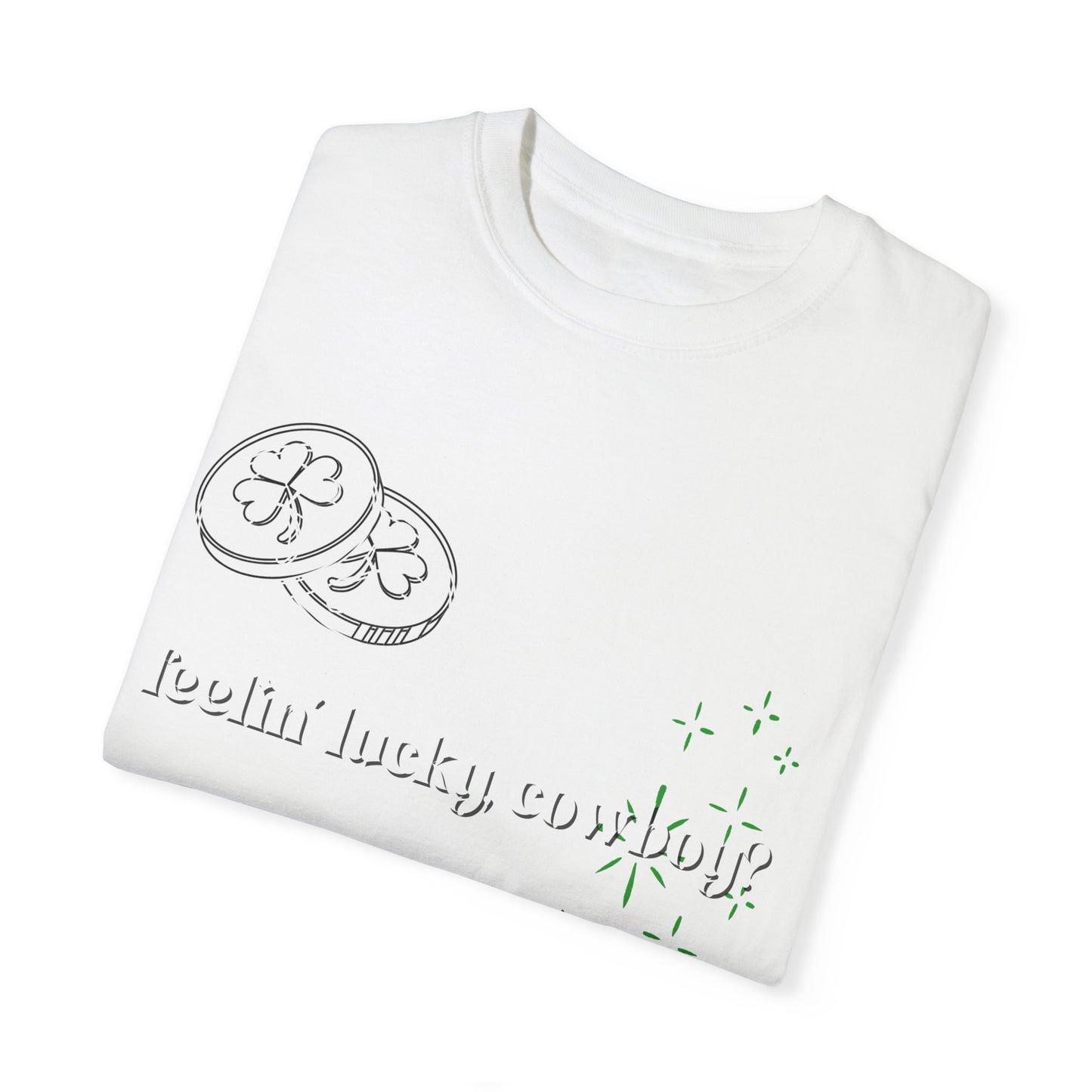 Lucky Cowboy Graphic | Comfort T-shirt