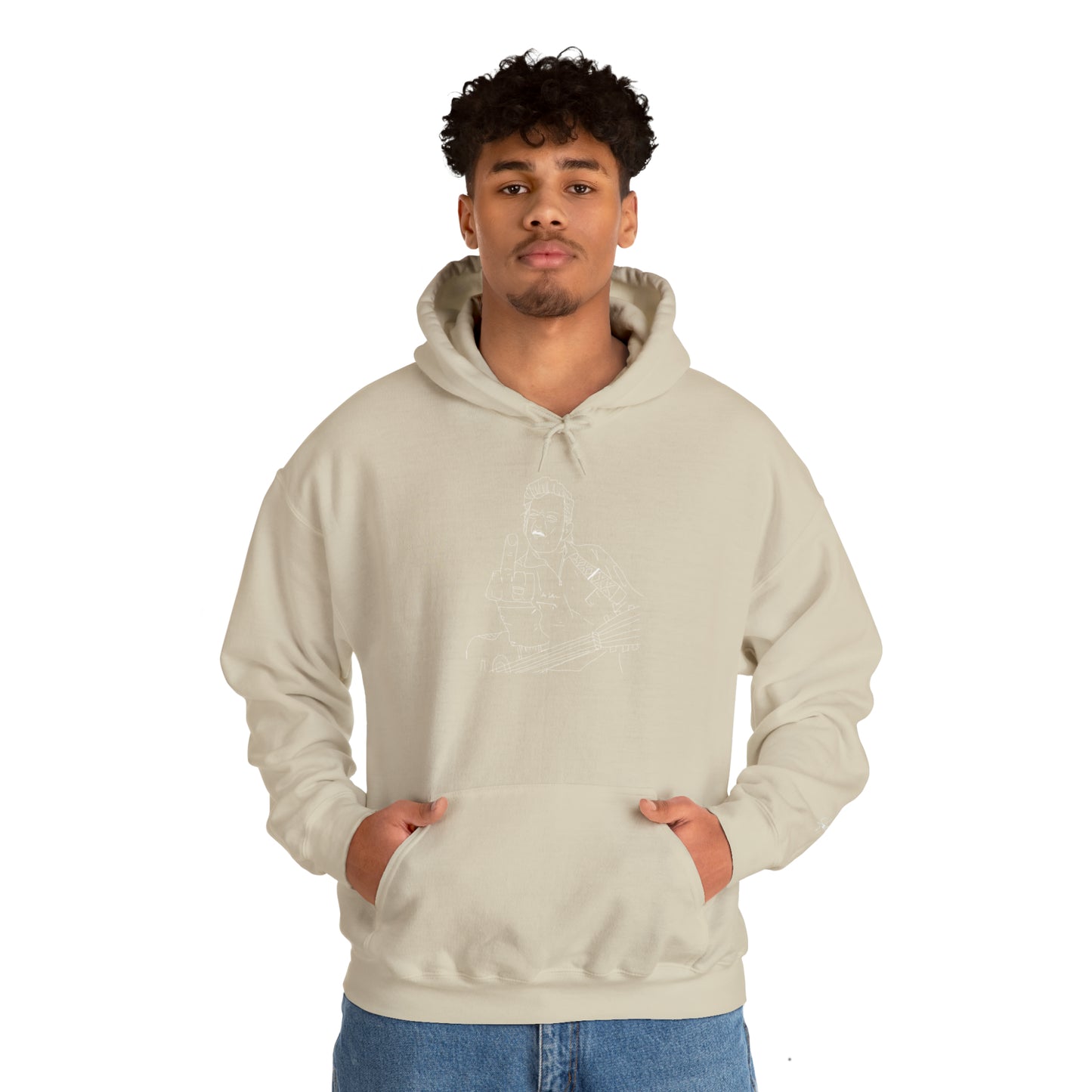 Cash Classic w Signature Sleeve Hooded Sweatshirt