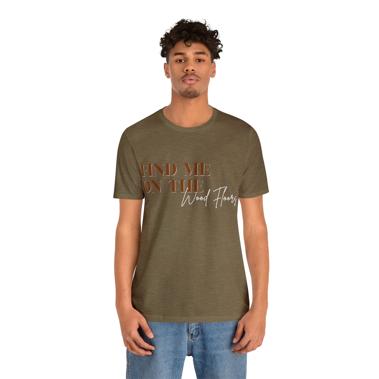 Line Dance Wood Floors | Unisex Jersey Short Sleeve Tee