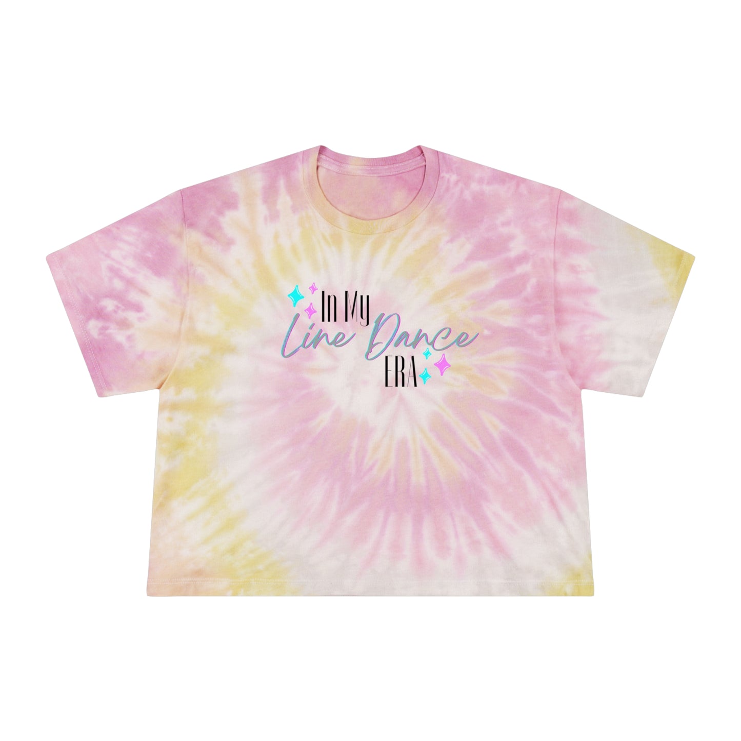 Line Dance Era | Tie-Dye Crop Tee