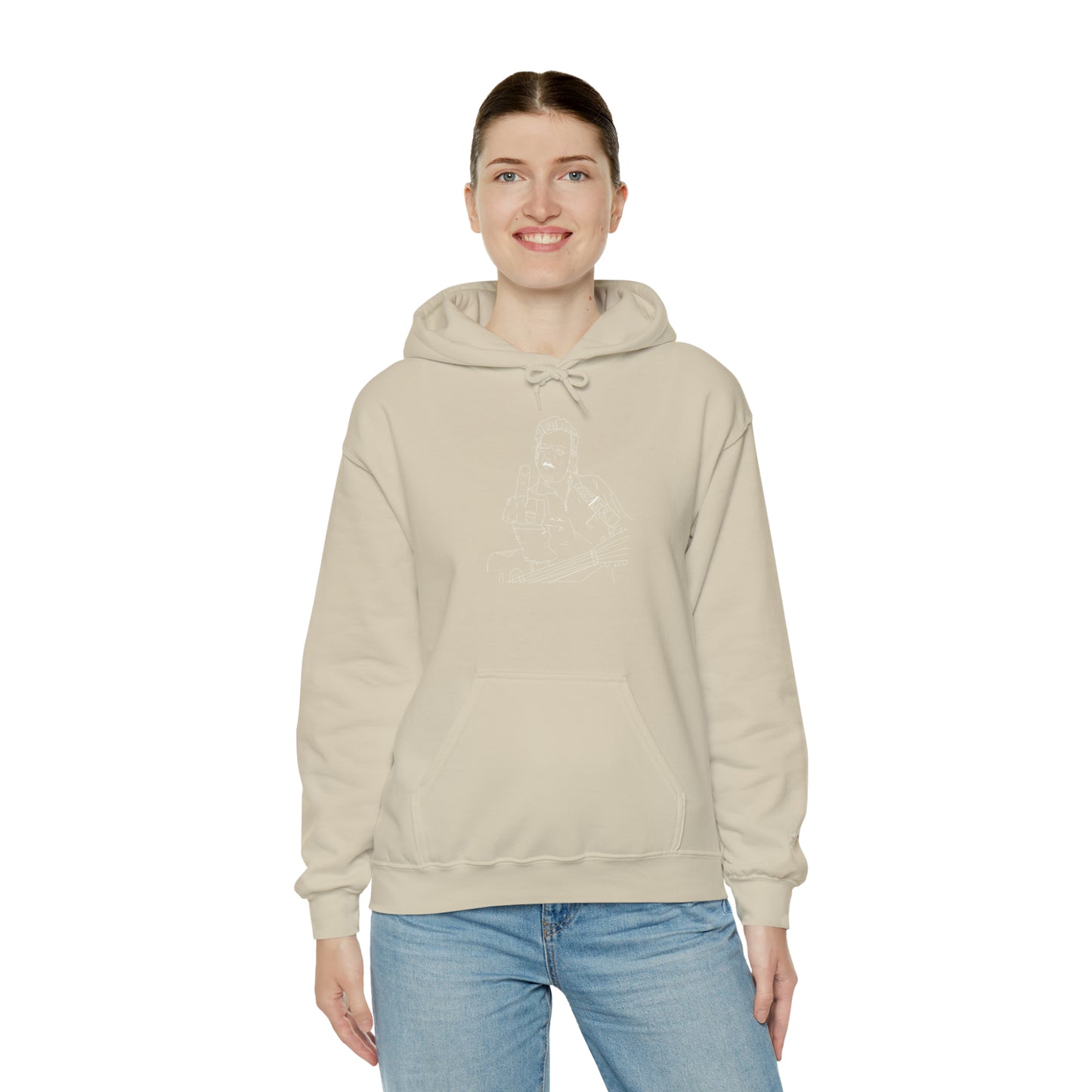 Cash Classic w Signature Sleeve Hooded Sweatshirt