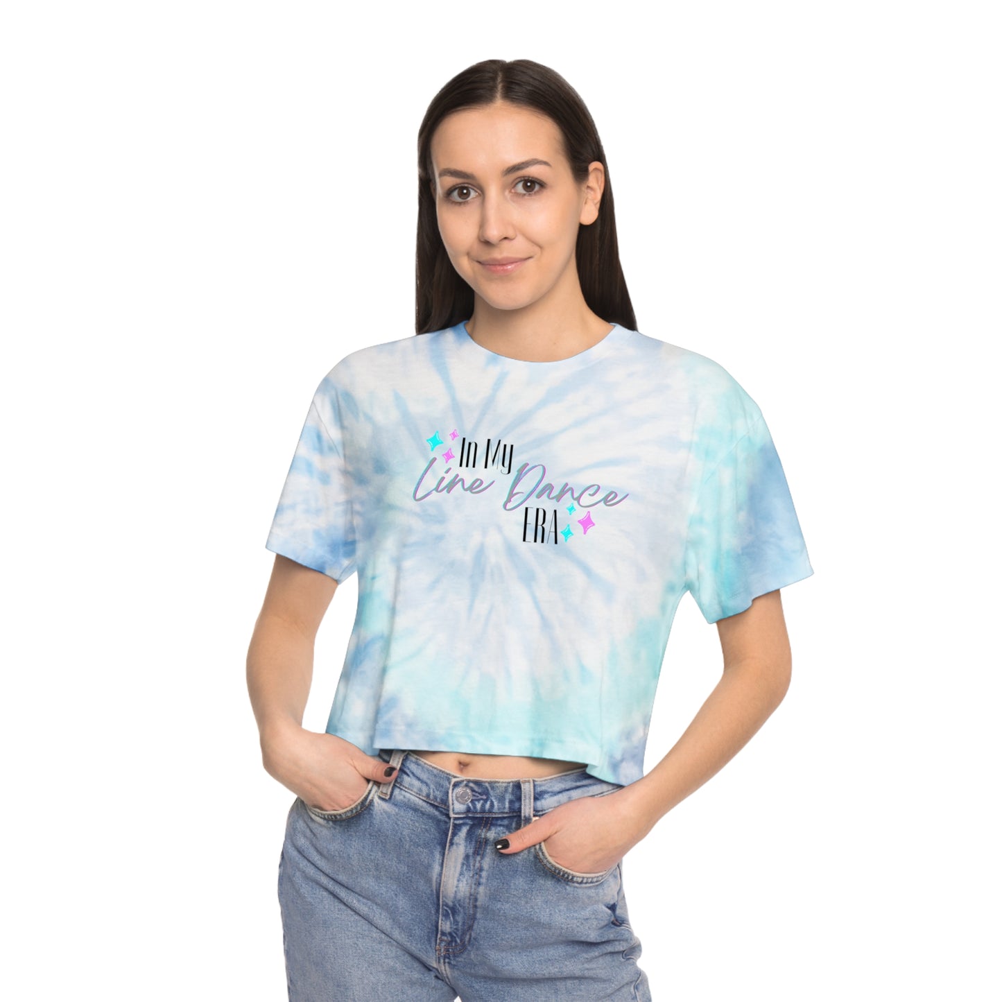 Line Dance Era | Tie-Dye Crop Tee