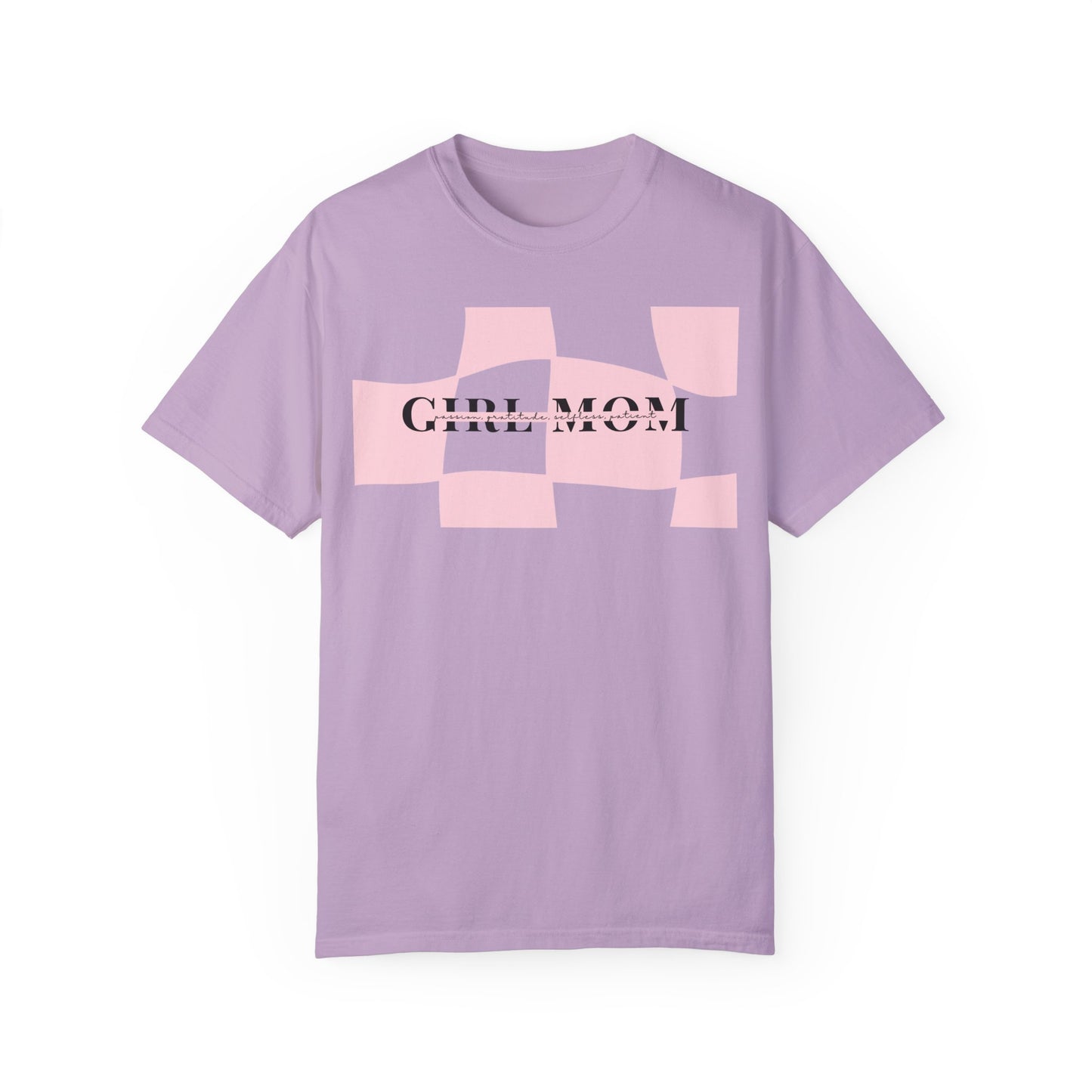 Girl Mom | Checker Comfort Tee