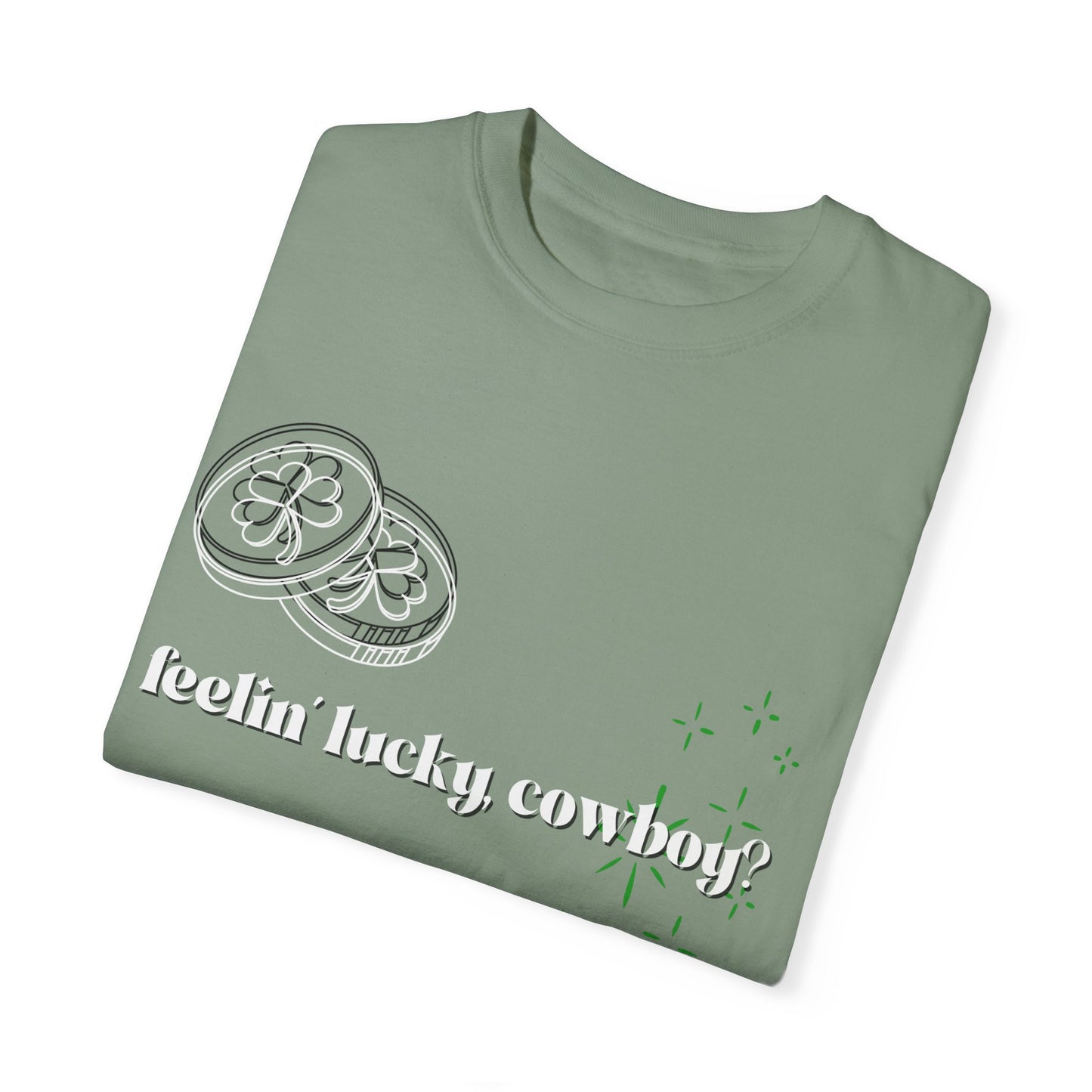 Lucky Cowboy Graphic | Comfort T-shirt