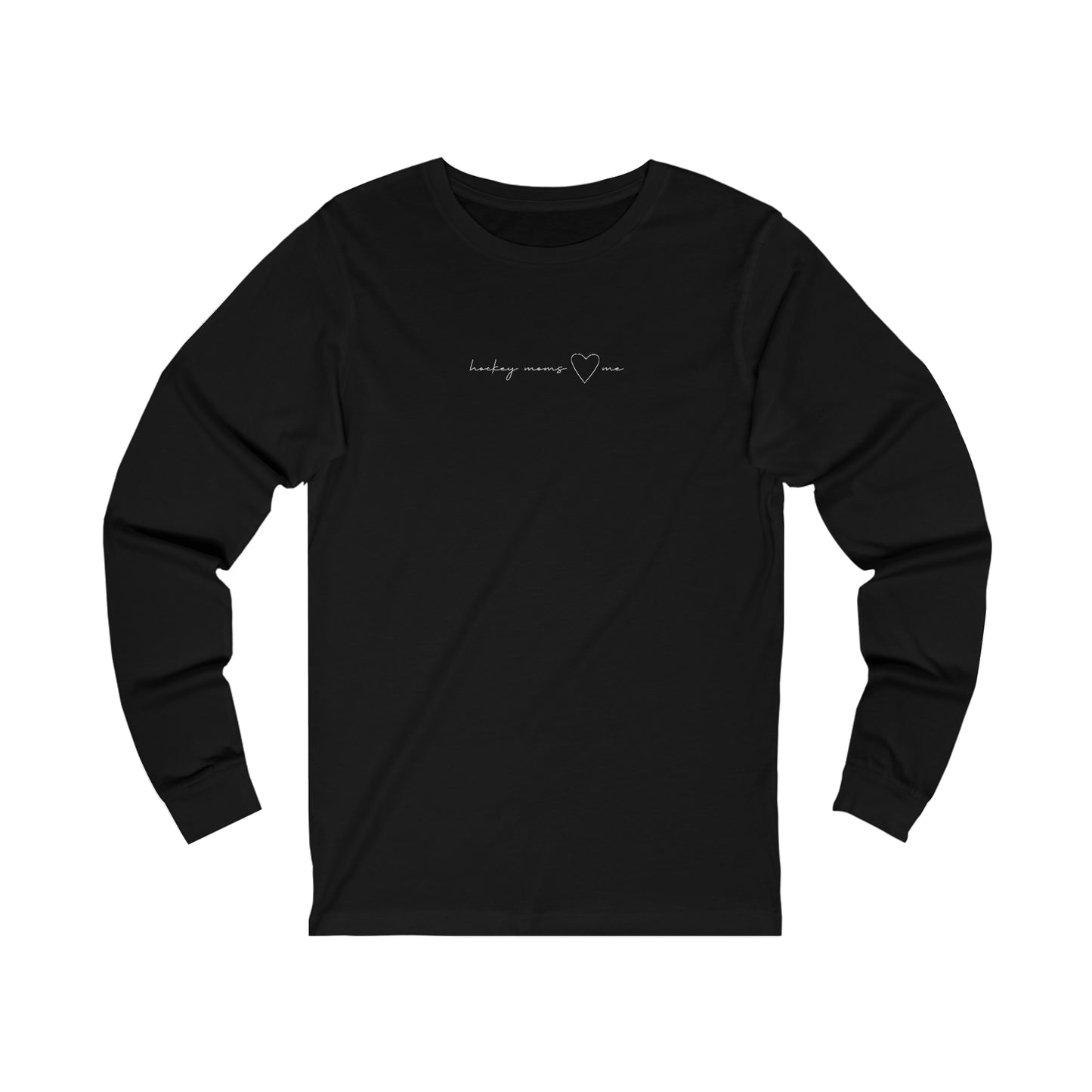 Hockey Moms <3 Me | Jersey Long Sleeve Tee