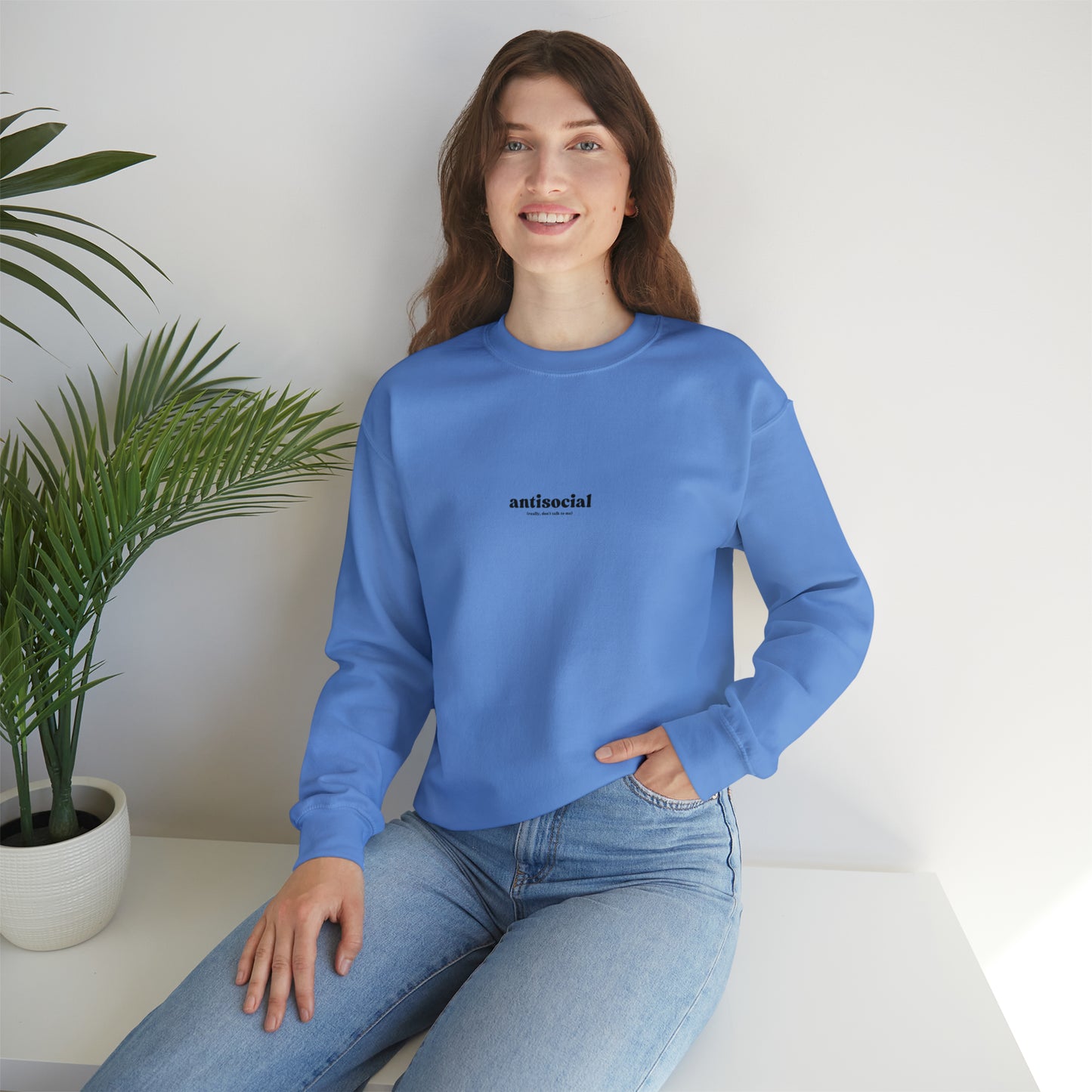 Antisocial Unisex Heavy Blend™ Crewneck Sweatshirt