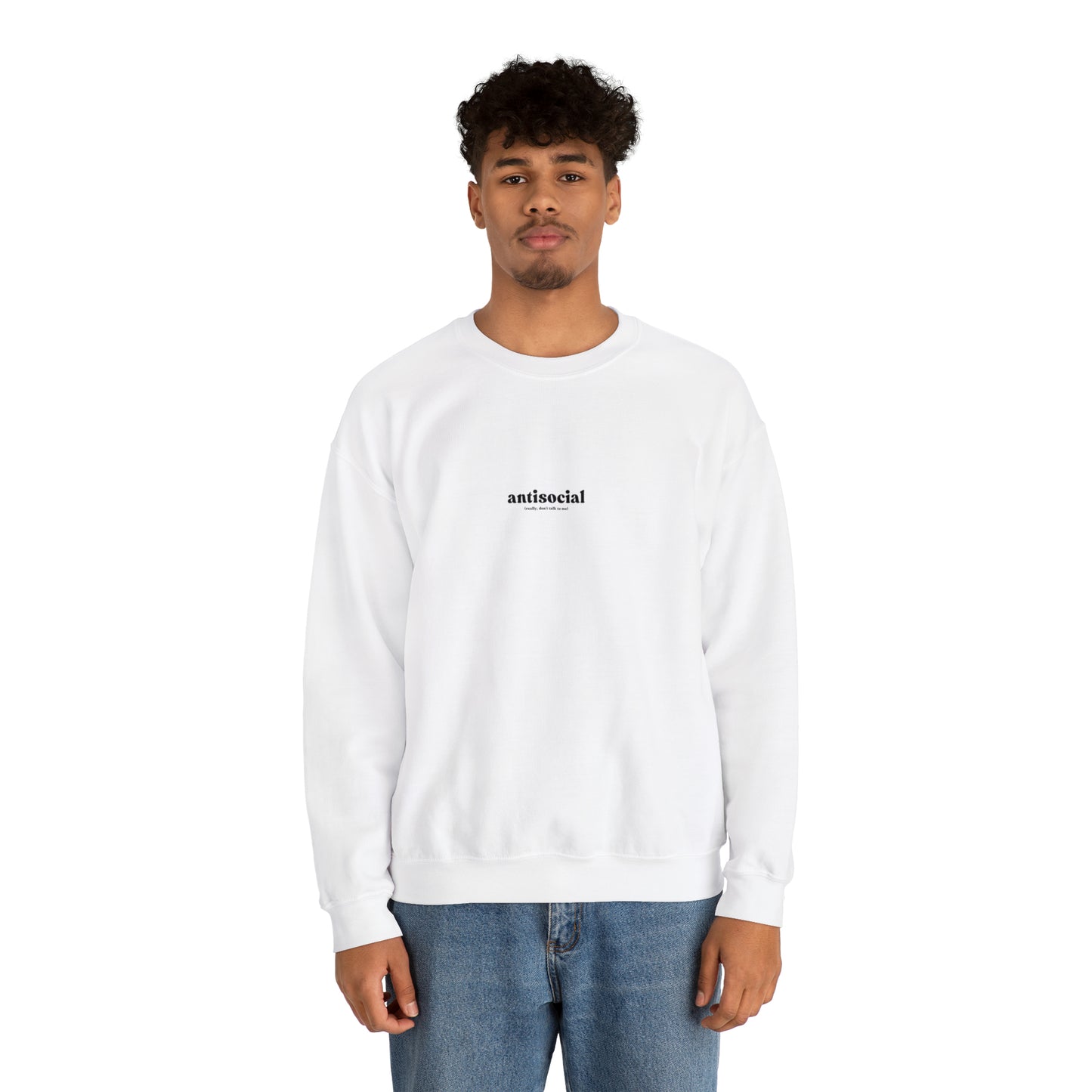 Antisocial Unisex Heavy Blend™ Crewneck Sweatshirt