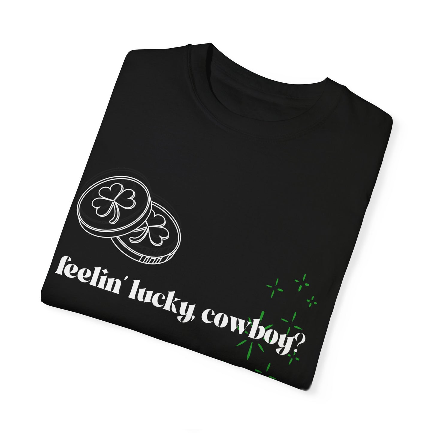 Lucky Cowboy Graphic | Comfort T-shirt