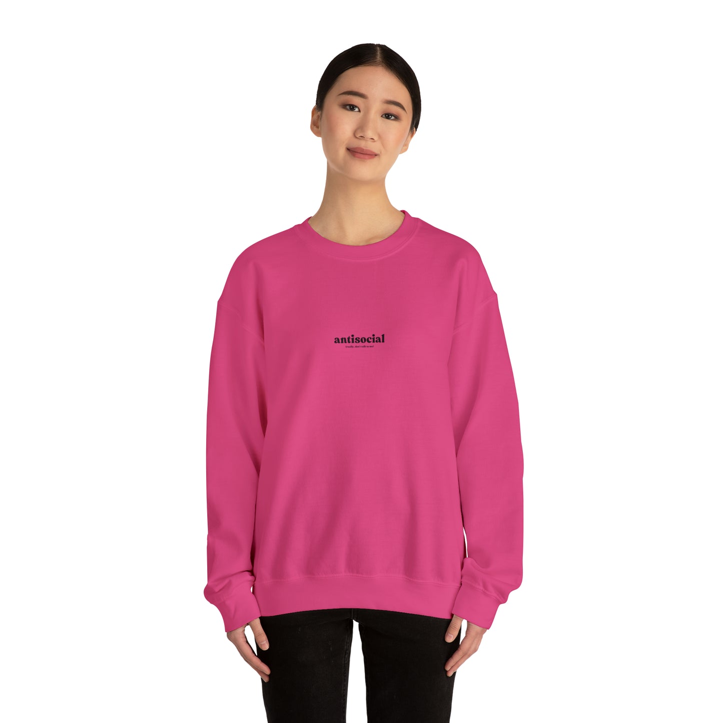 Antisocial Unisex Heavy Blend™ Crewneck Sweatshirt