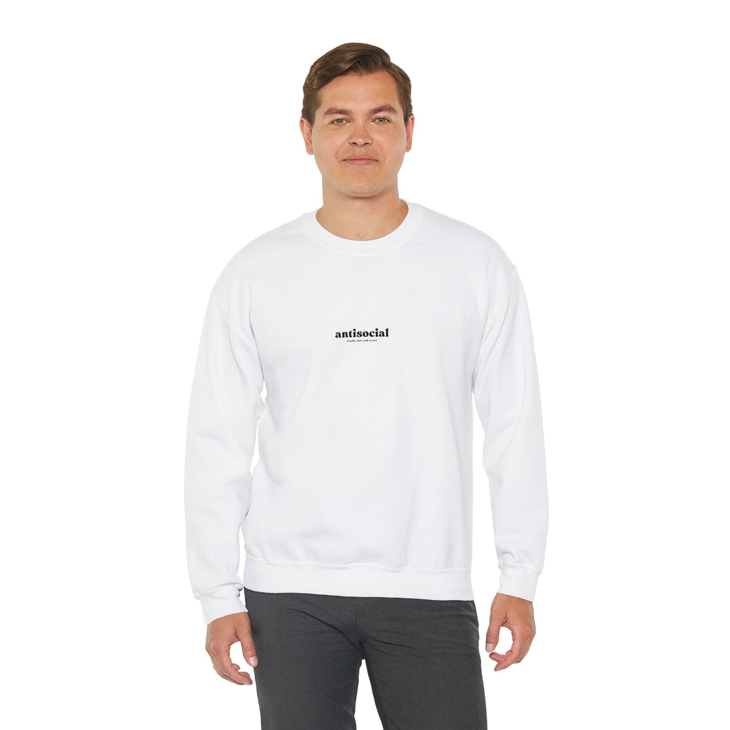 Antisocial Unisex Heavy Blend™ Crewneck Sweatshirt