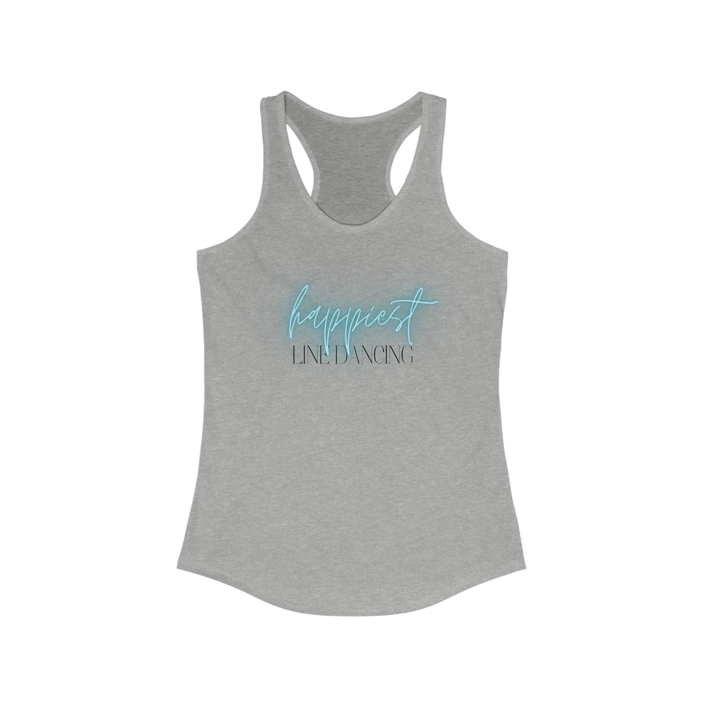 Happiest Line Dancing | Women's Racerback Tank