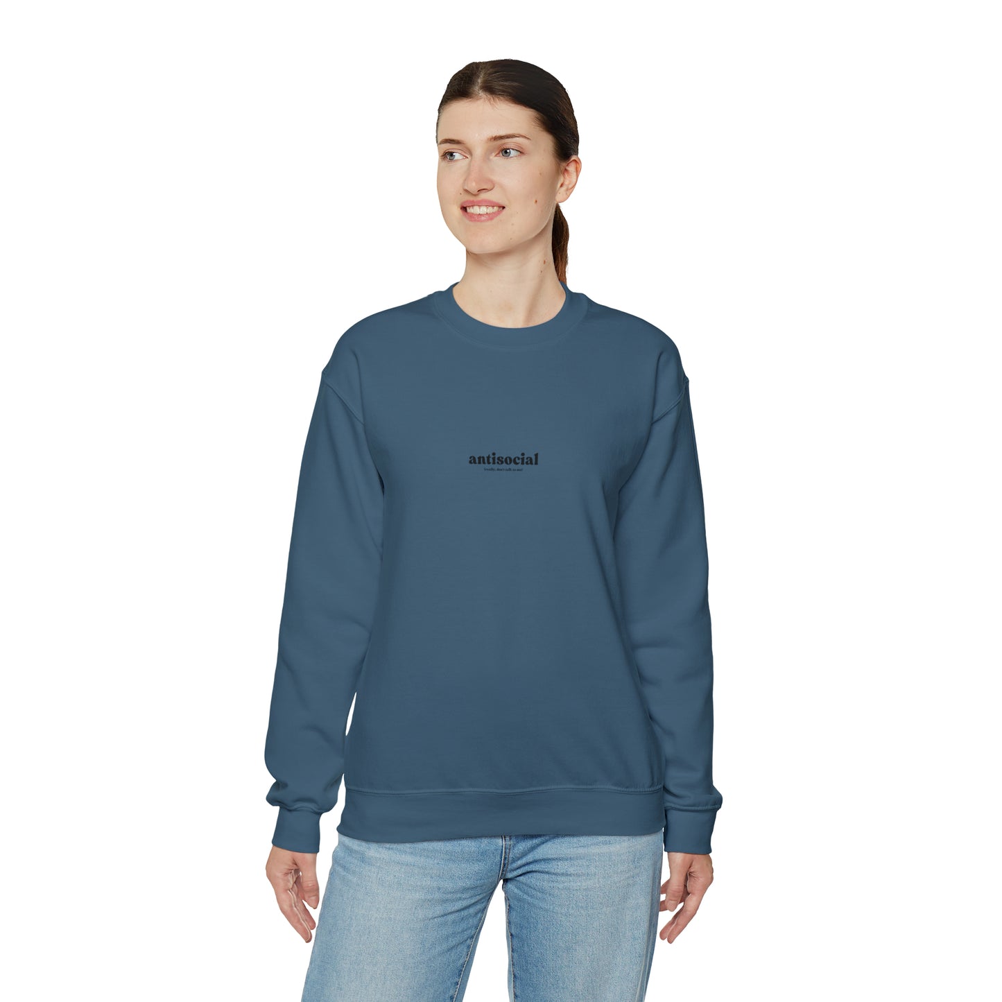 Antisocial Unisex Heavy Blend™ Crewneck Sweatshirt