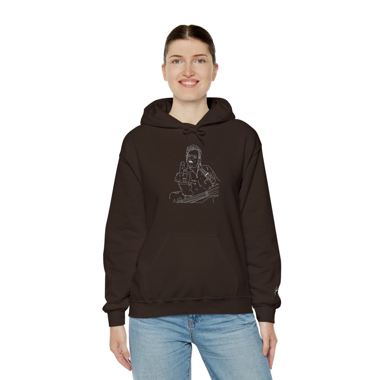 Cash Classic w Signature Sleeve Hooded Sweatshirt