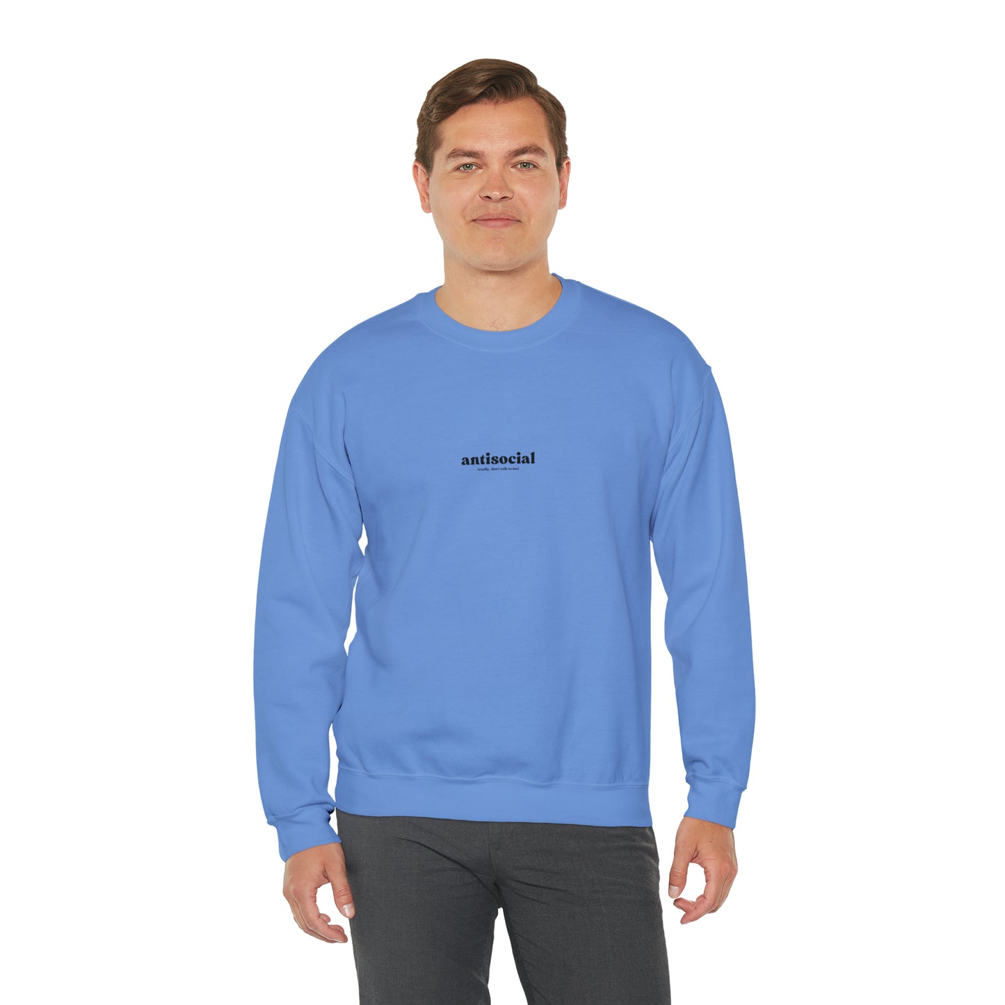 Antisocial Unisex Heavy Blend™ Crewneck Sweatshirt