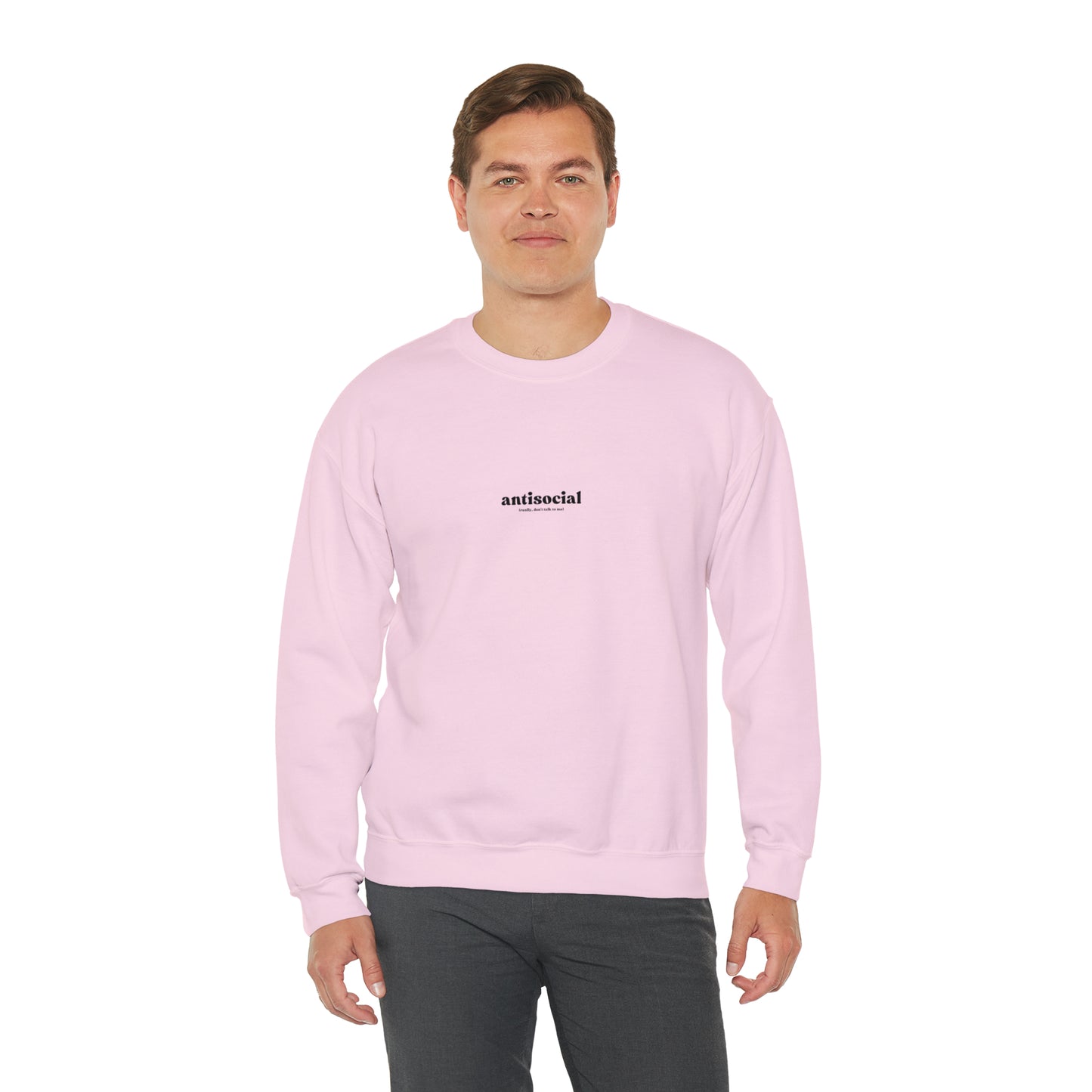 Antisocial Unisex Heavy Blend™ Crewneck Sweatshirt