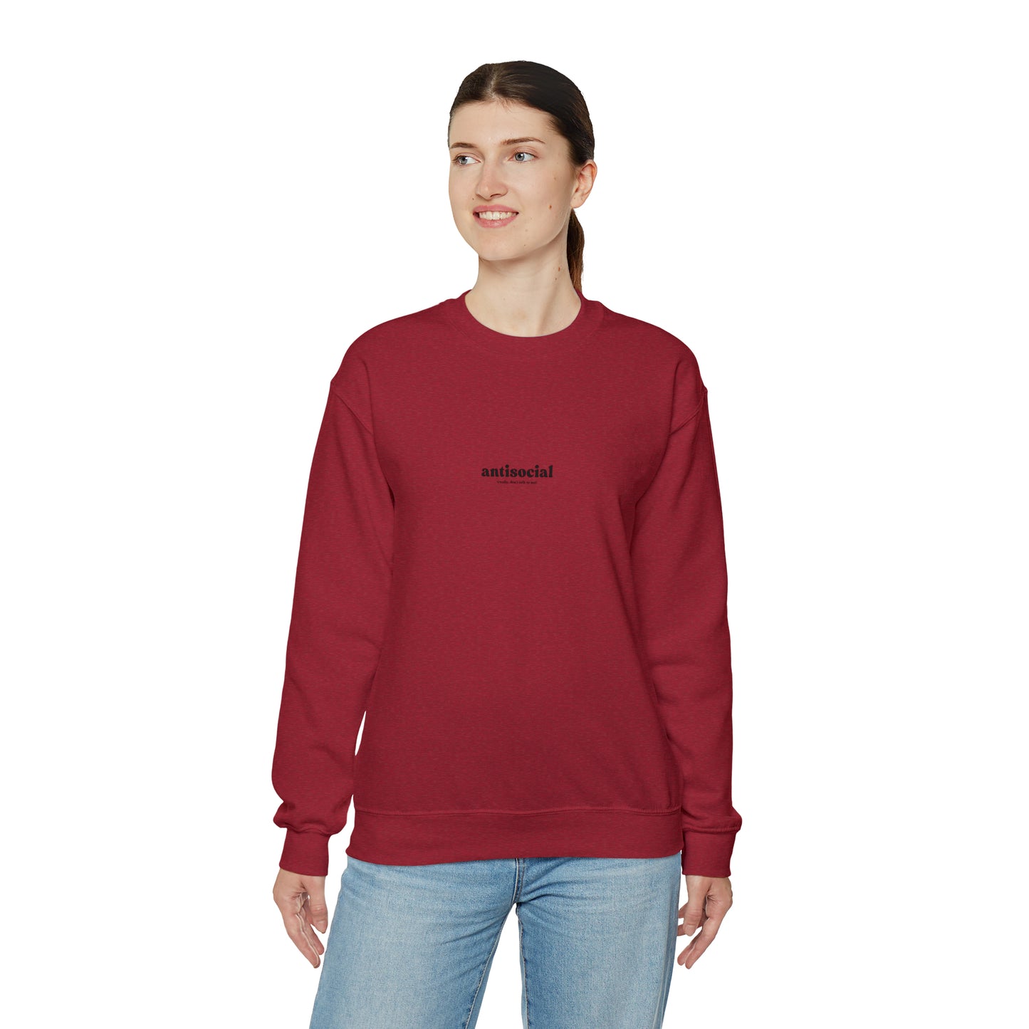 Antisocial Unisex Heavy Blend™ Crewneck Sweatshirt