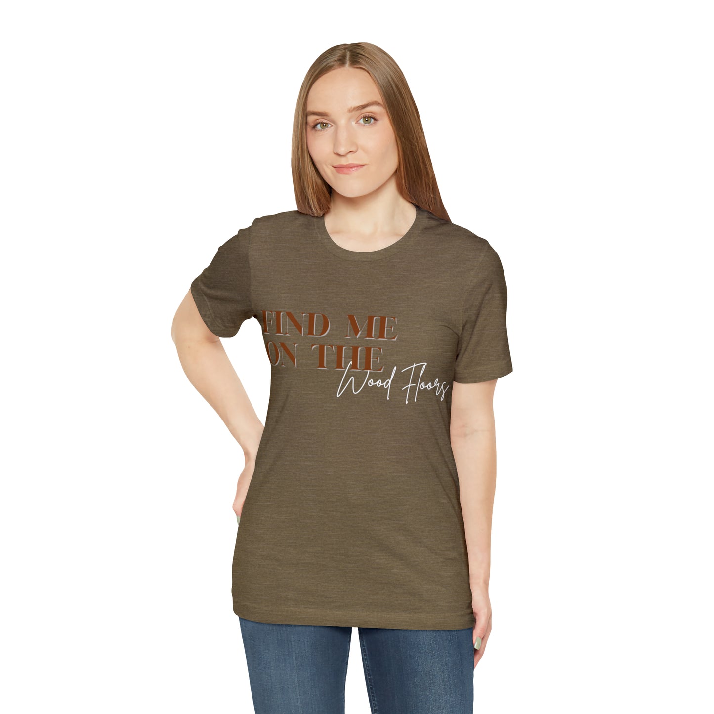 Line Dance Wood Floors | Unisex Jersey Short Sleeve Tee