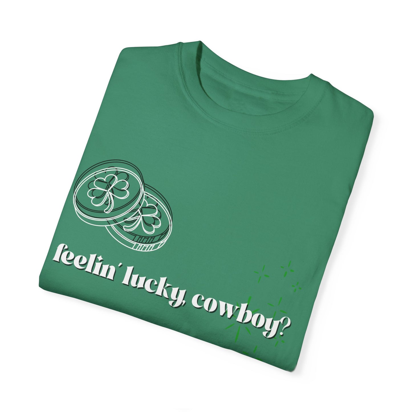 Lucky Cowboy Graphic | Comfort T-shirt