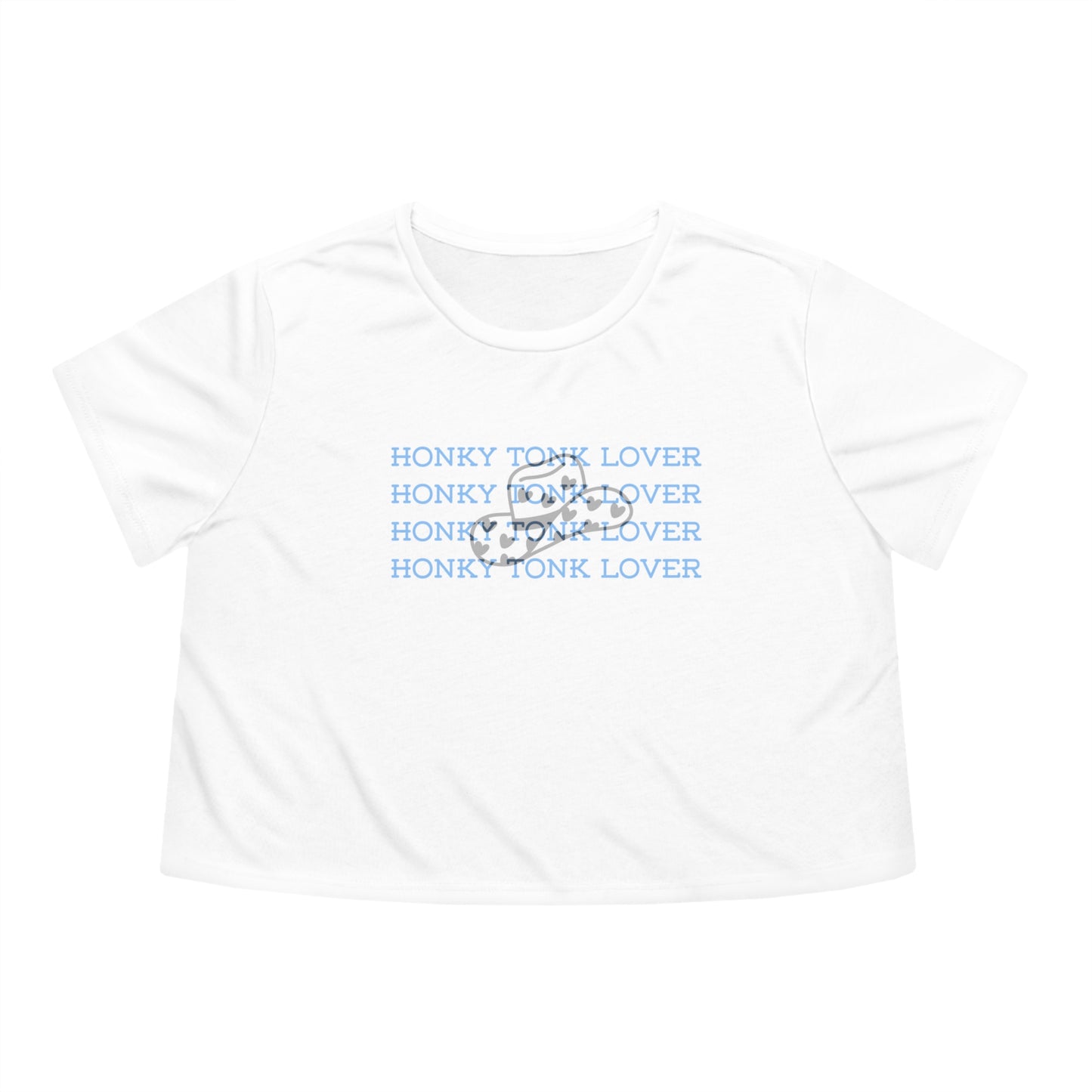 HonkyTonk Lover Graphic Cropped T-Shirt