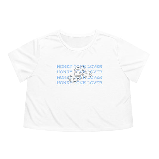 HonkyTonk Lover Graphic Cropped T-Shirt