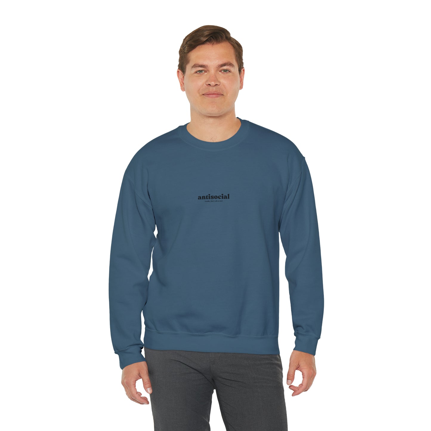 Antisocial Unisex Heavy Blend™ Crewneck Sweatshirt