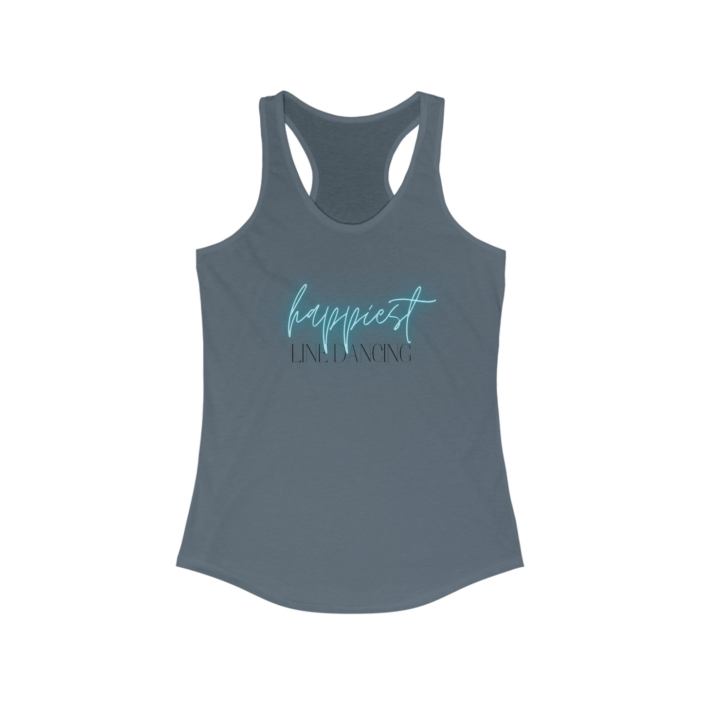 Happiest Line Dancing | Women's Racerback Tank