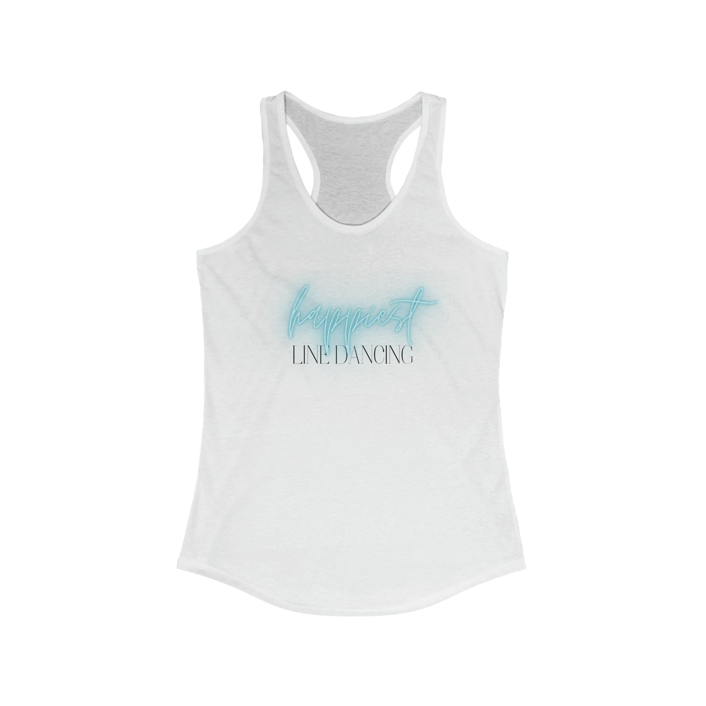 Happiest Line Dancing | Women's Racerback Tank