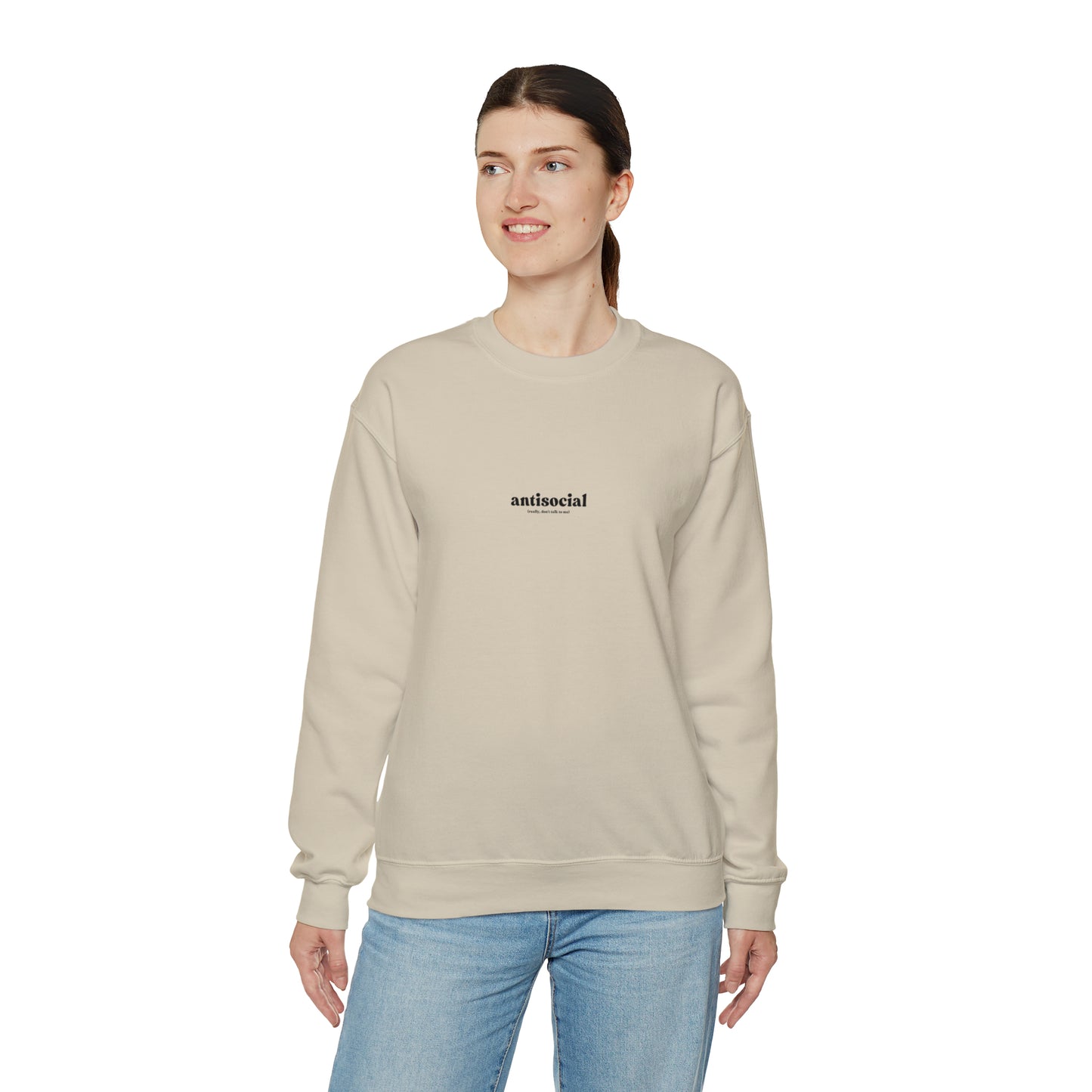 Antisocial Unisex Heavy Blend™ Crewneck Sweatshirt