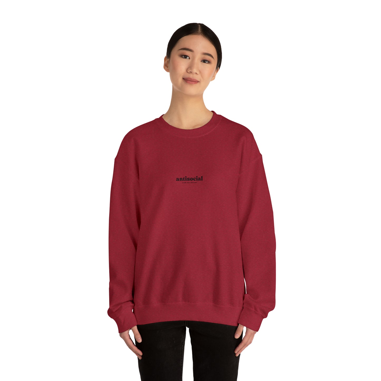 Antisocial Unisex Heavy Blend™ Crewneck Sweatshirt