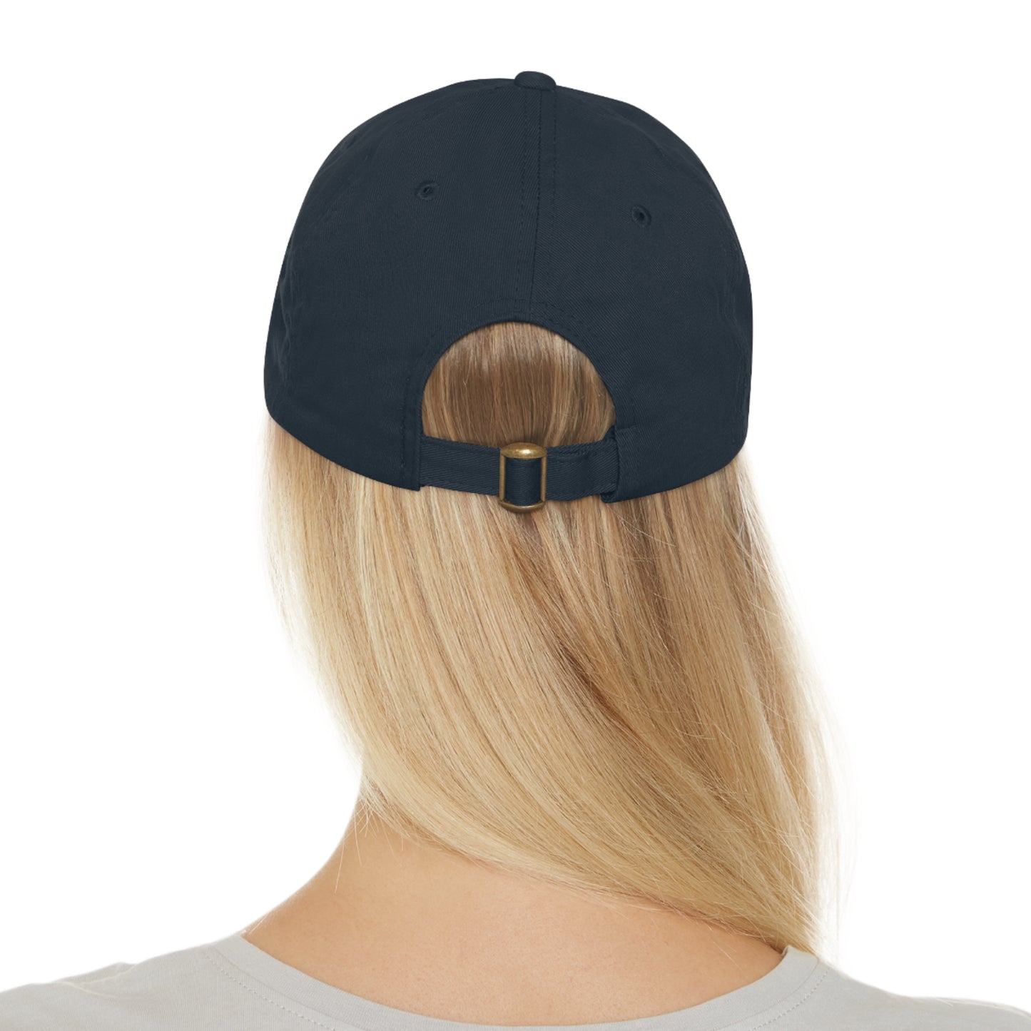 Antisocial | Dad Hat with Leather Patch (Rectangle)