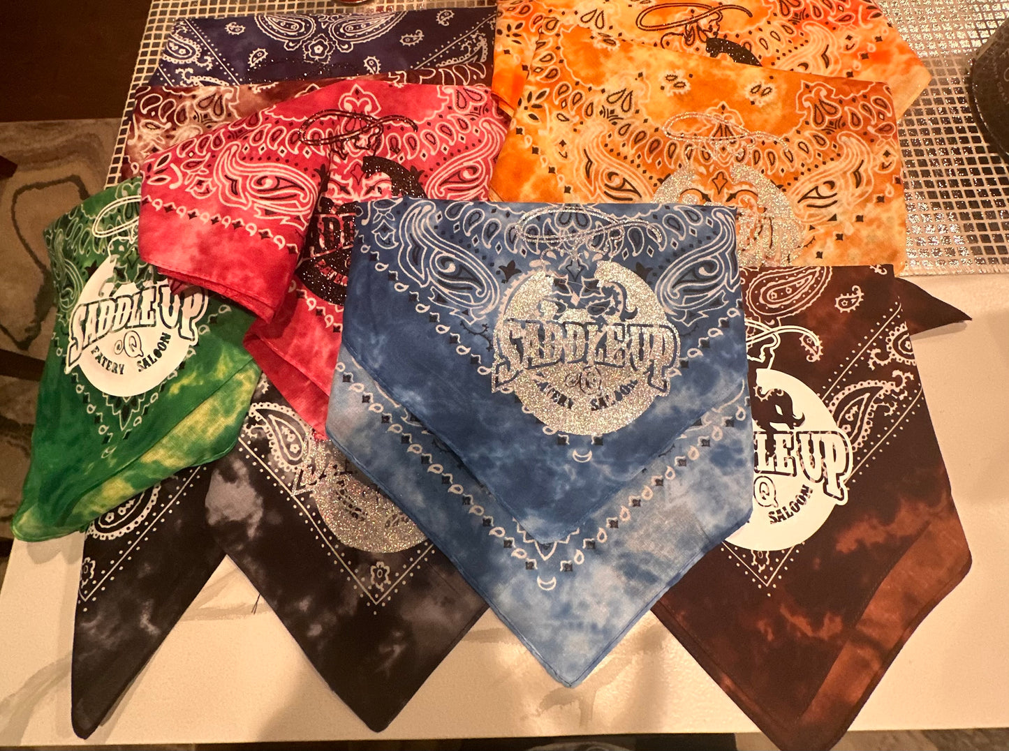 Custom Saddle Up @ Q Bandanas