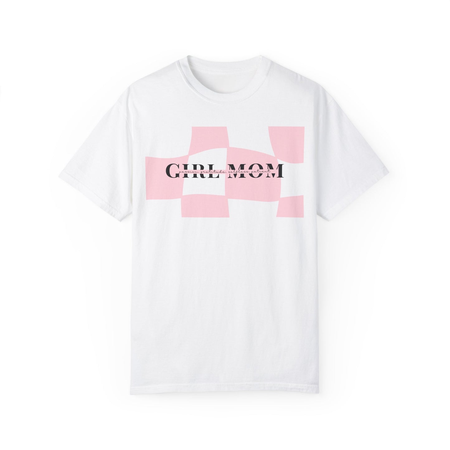 Girl Mom | Checker Comfort Tee